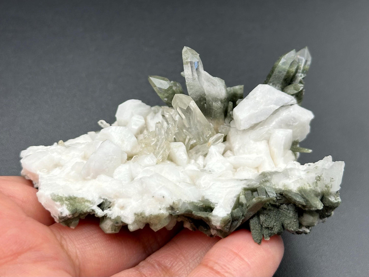 Quartz and Chlorite Specimen from Nepal