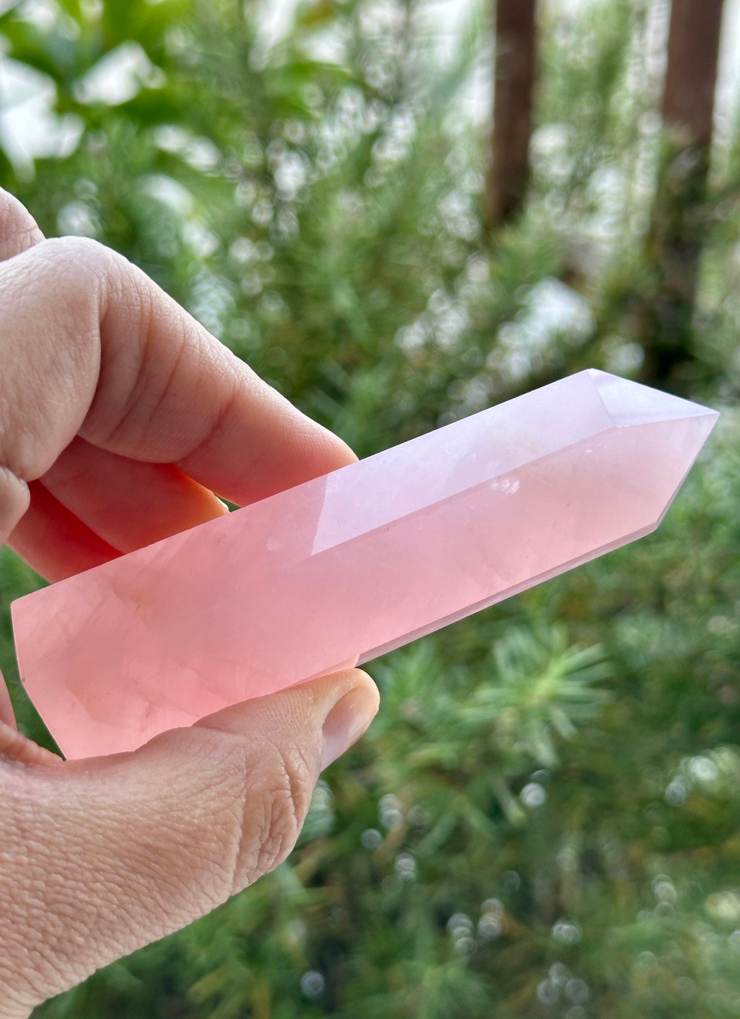 3.5 inch Rose Quartz Tower
