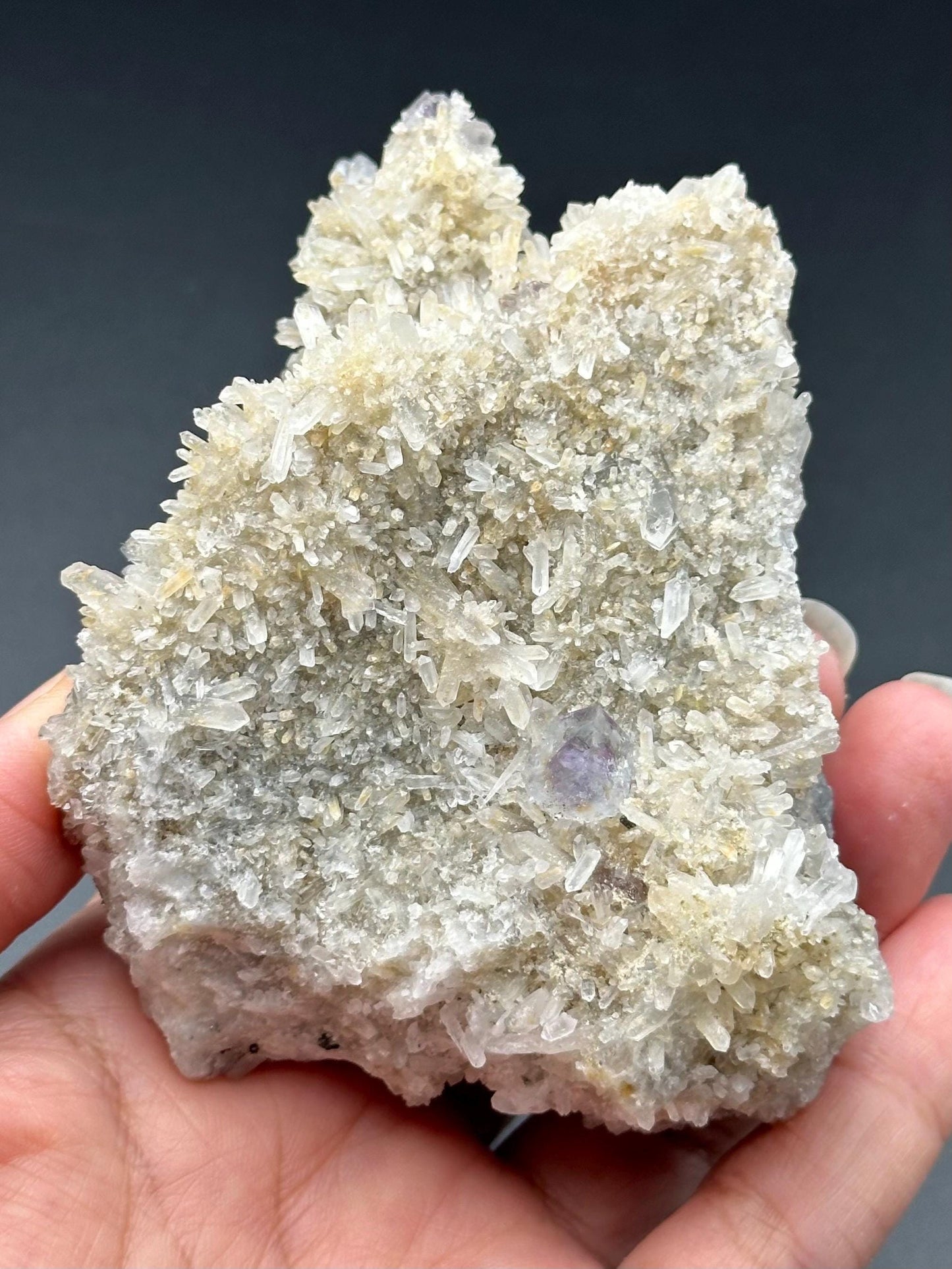 Yindu Flourite with Quartz from the Yindu Mine, Inner Mongolia, China