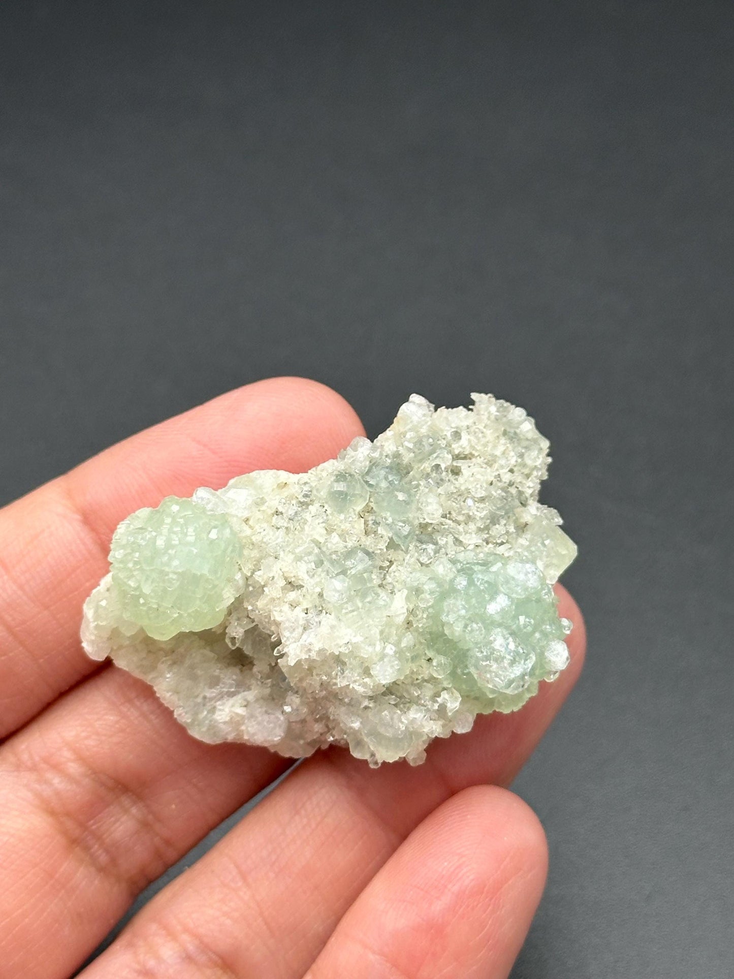 Prehnite and Quartz Specimen from Namibia