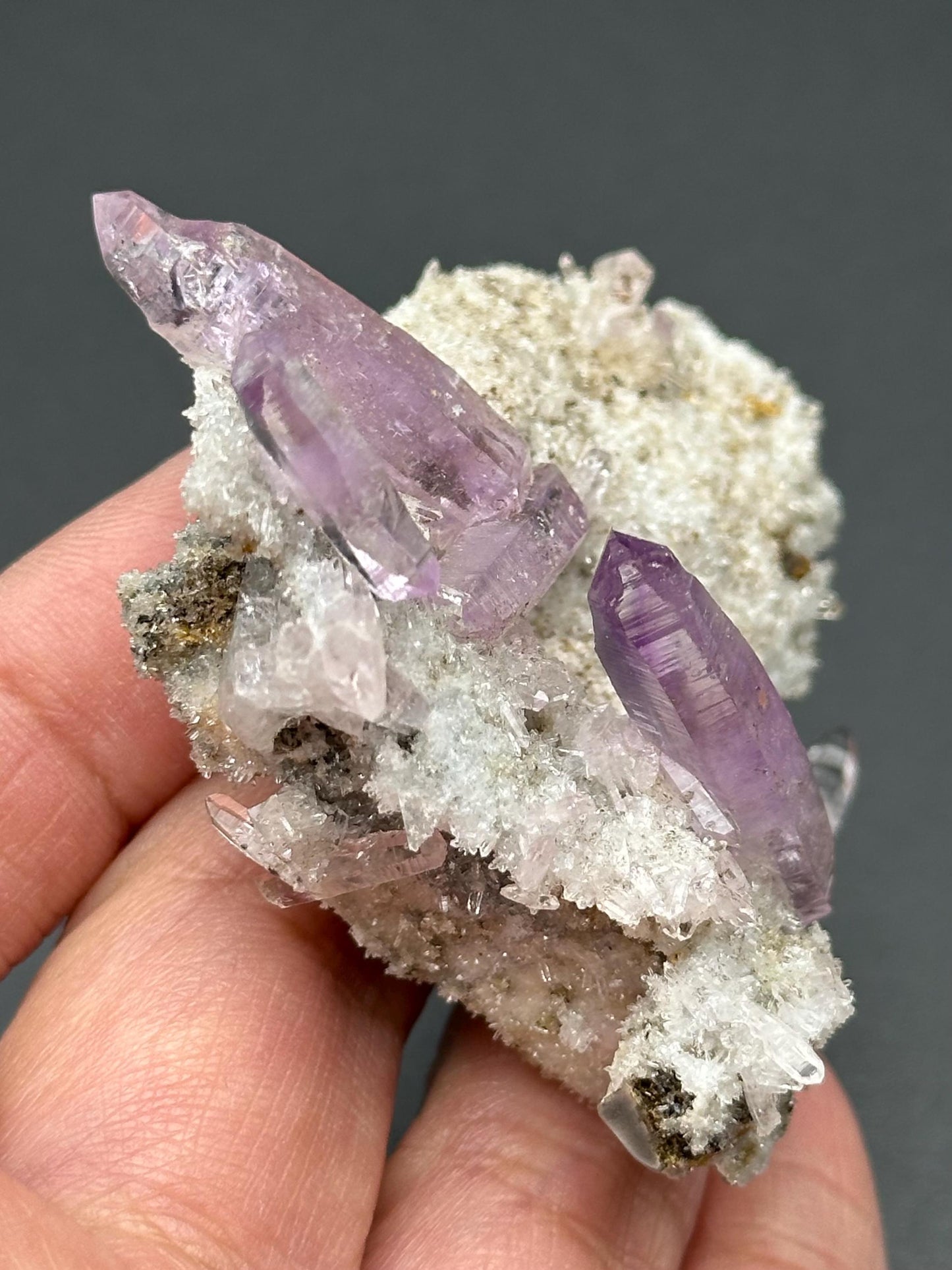 Veracruz Amethyst Crystals on Matrix