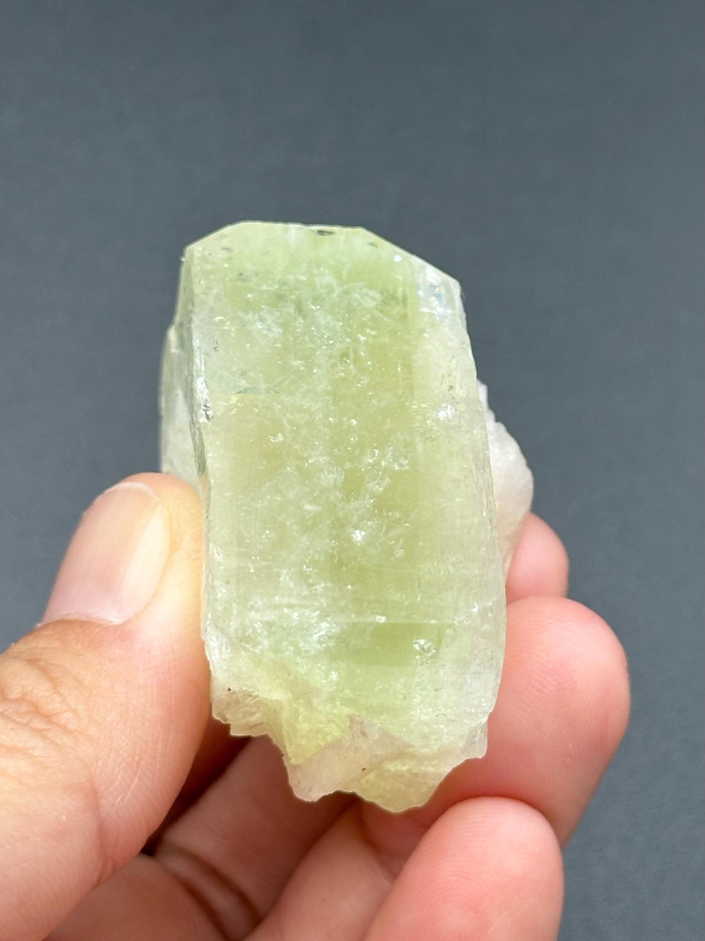Green Apophyllite from India