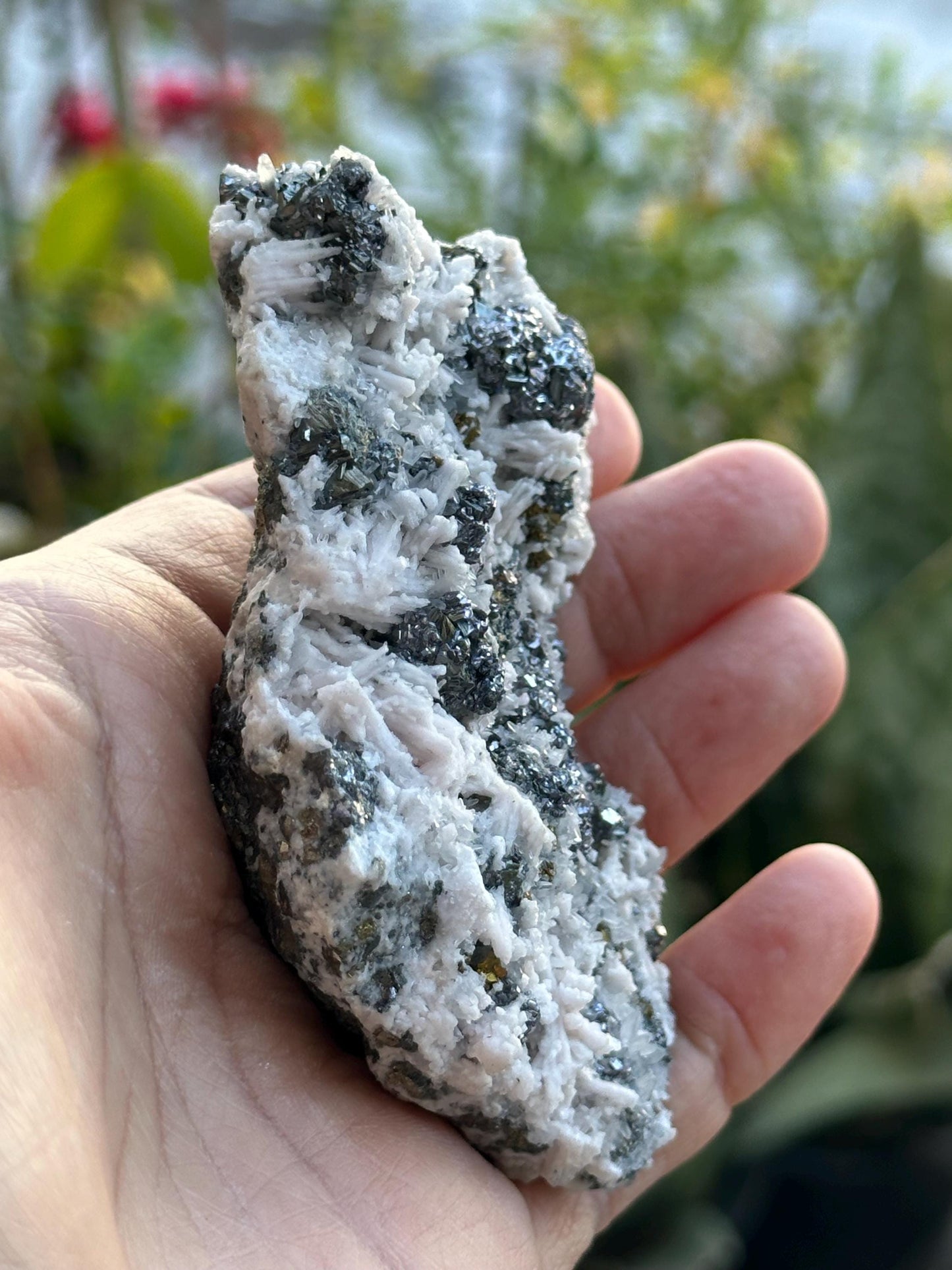 Rhodochrosite and Galena on Sphalerite and Pyrite Matrix from Peru