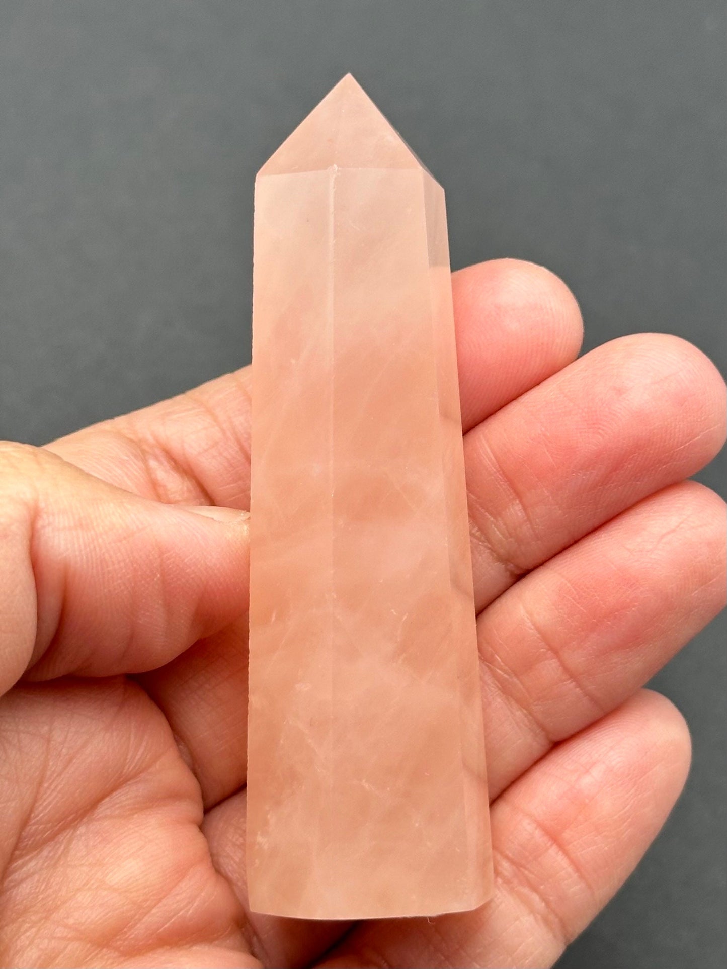 3 inch Rose Quartz Tower