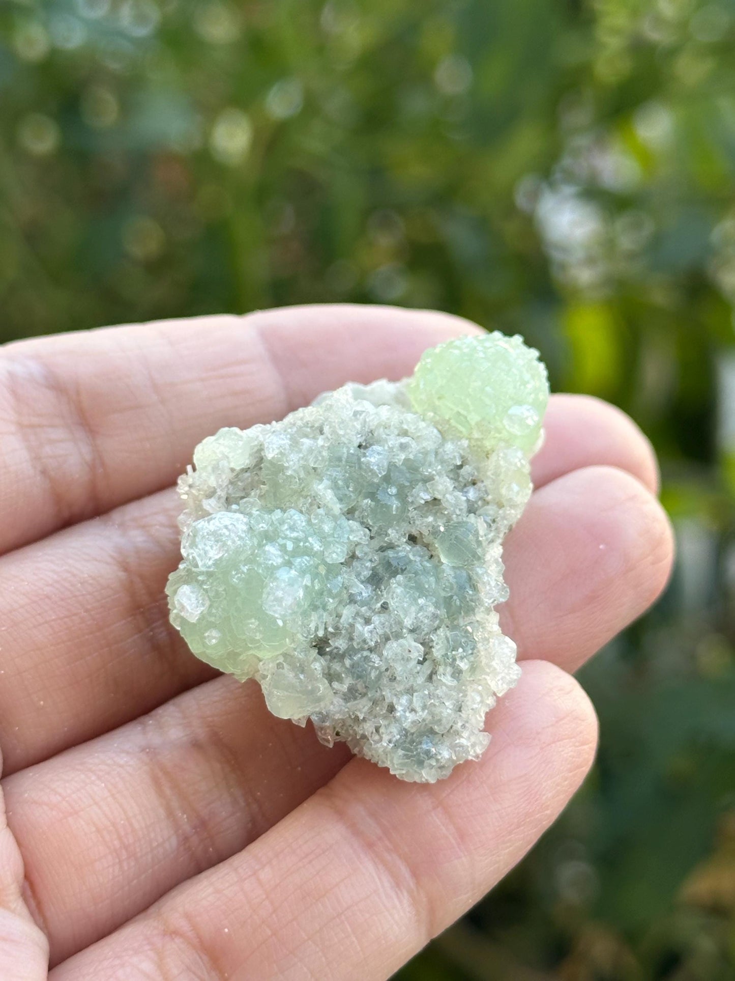 Prehnite and Quartz Specimen from Namibia