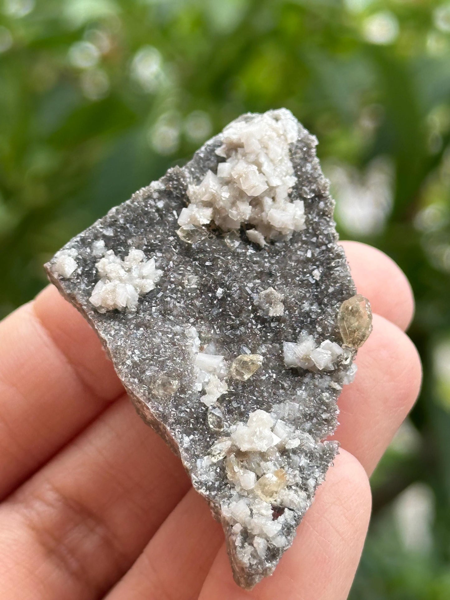 Elmwood Calcite with Sphalerite and Dolomite