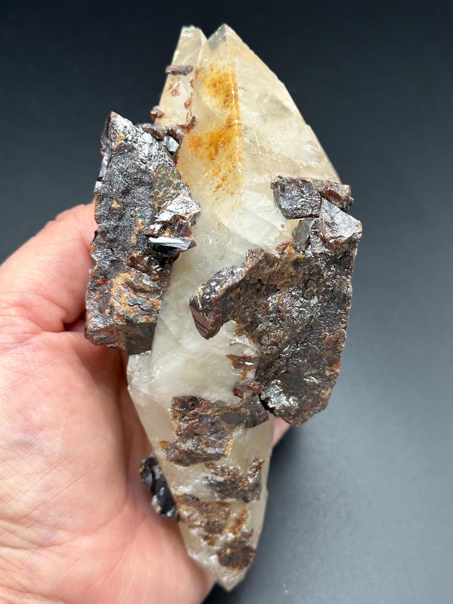Elmwood Calcite with Sphalerite