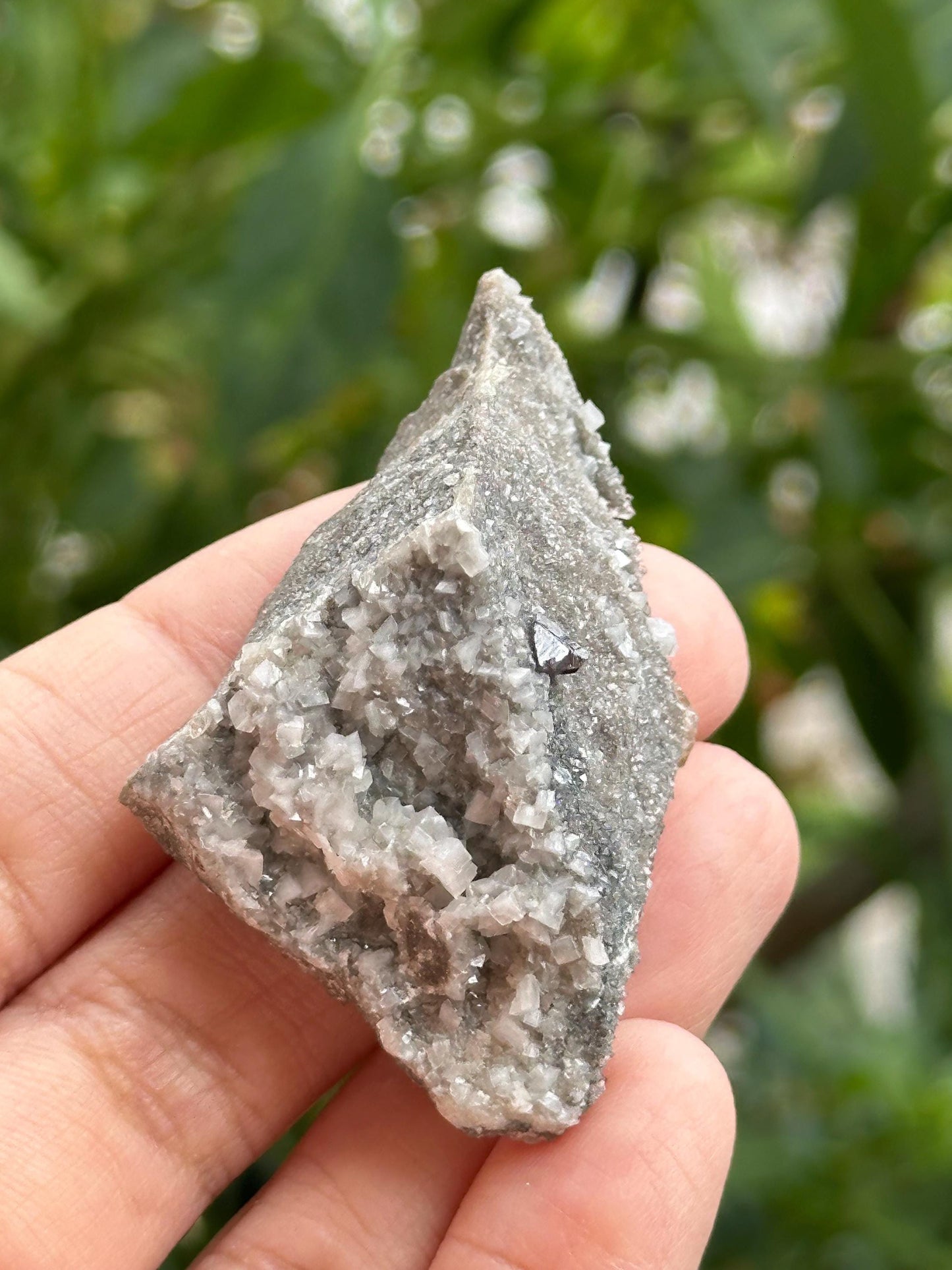 Elmwood Calcite with Sphalerite and Dolomite
