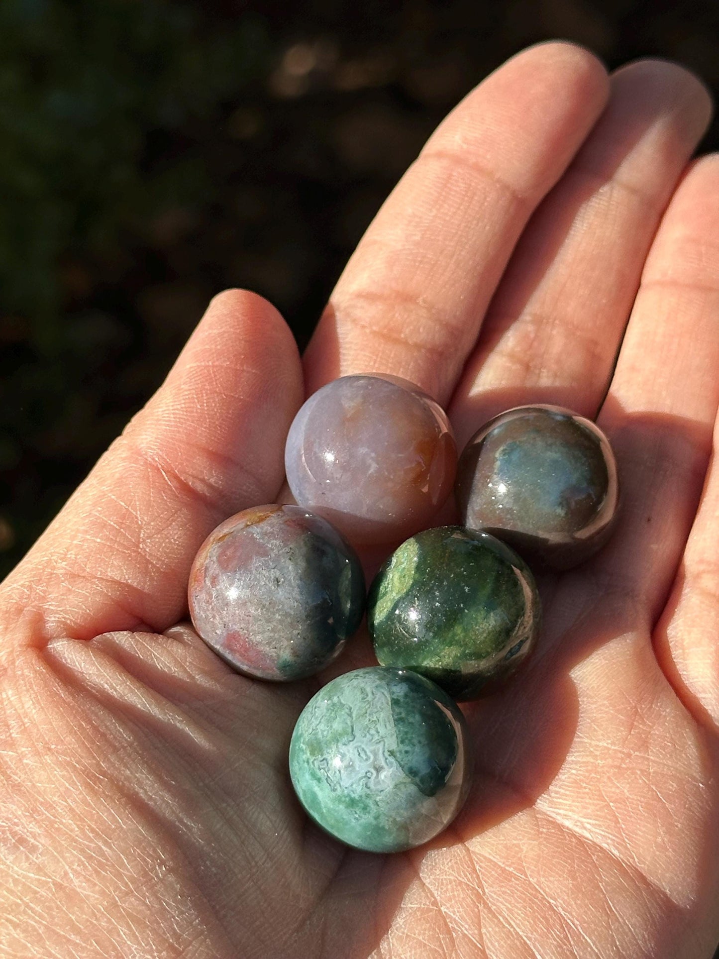 One (1) Ocean Jasper Mini Sphere