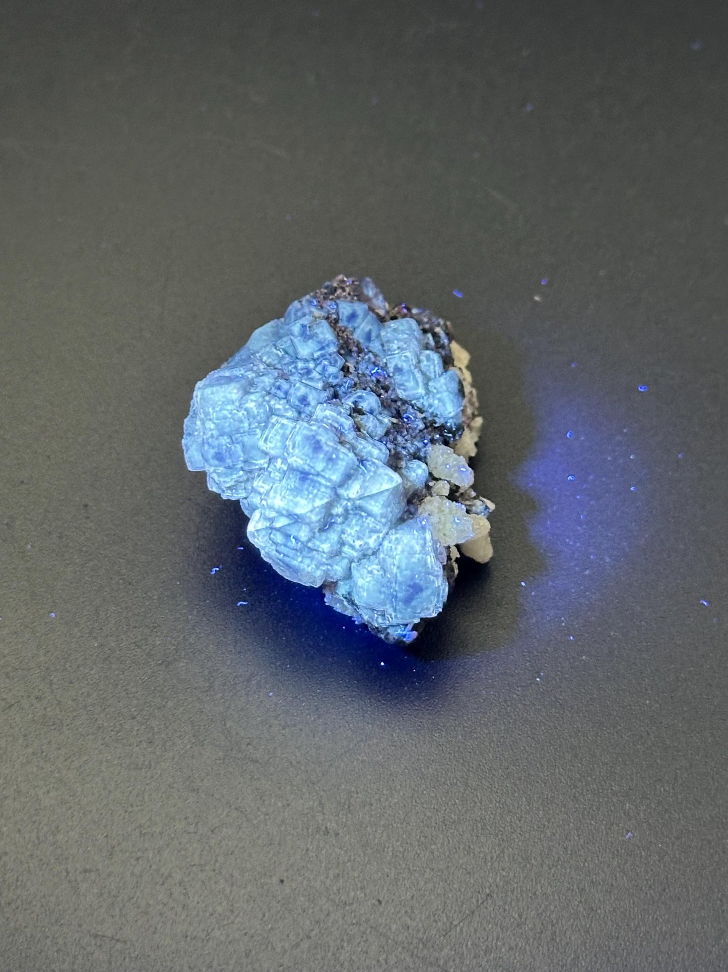 Fluorite with Calcite Specimen
