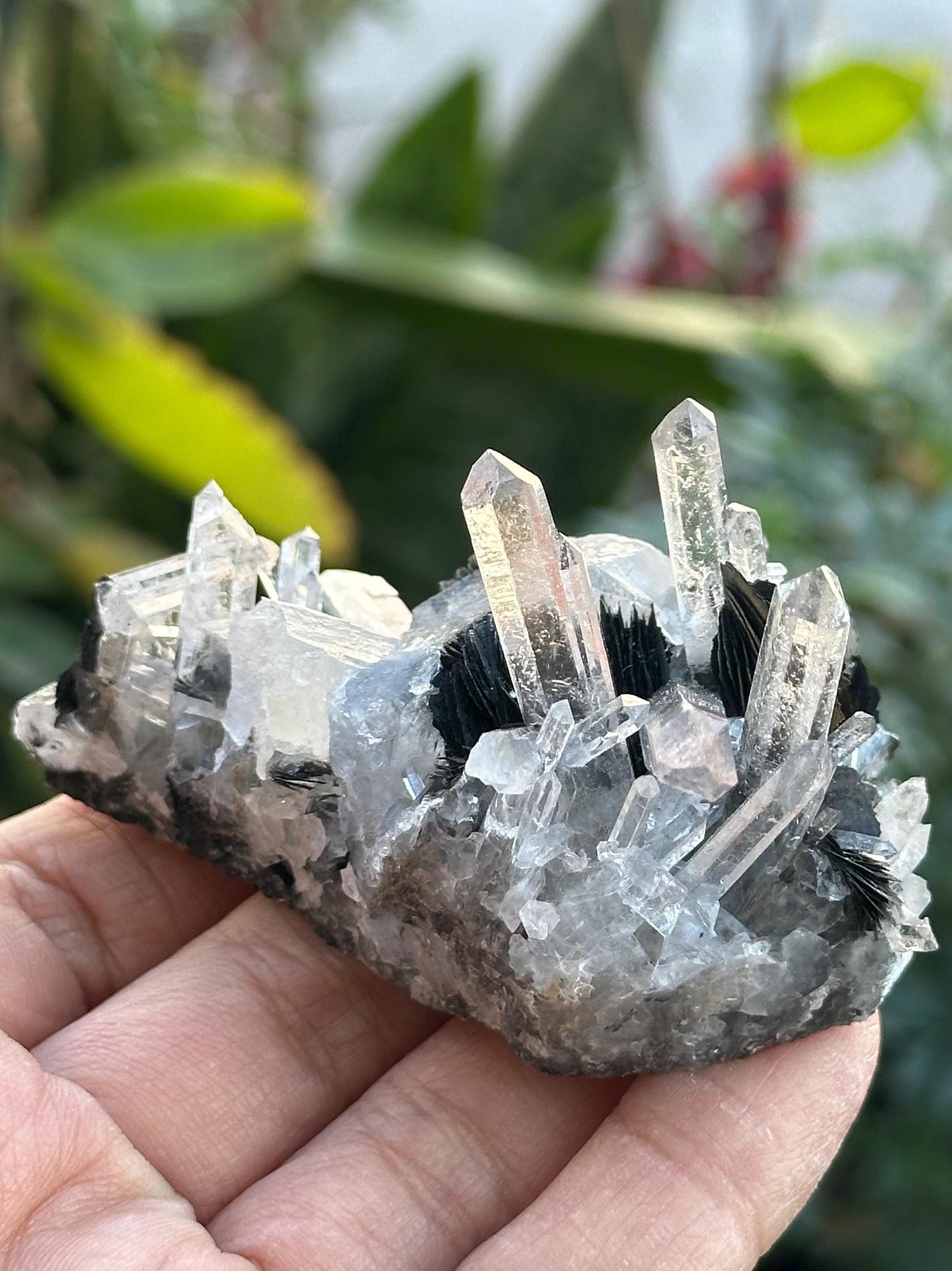 Specularite with Quartz from Guangzhou, China