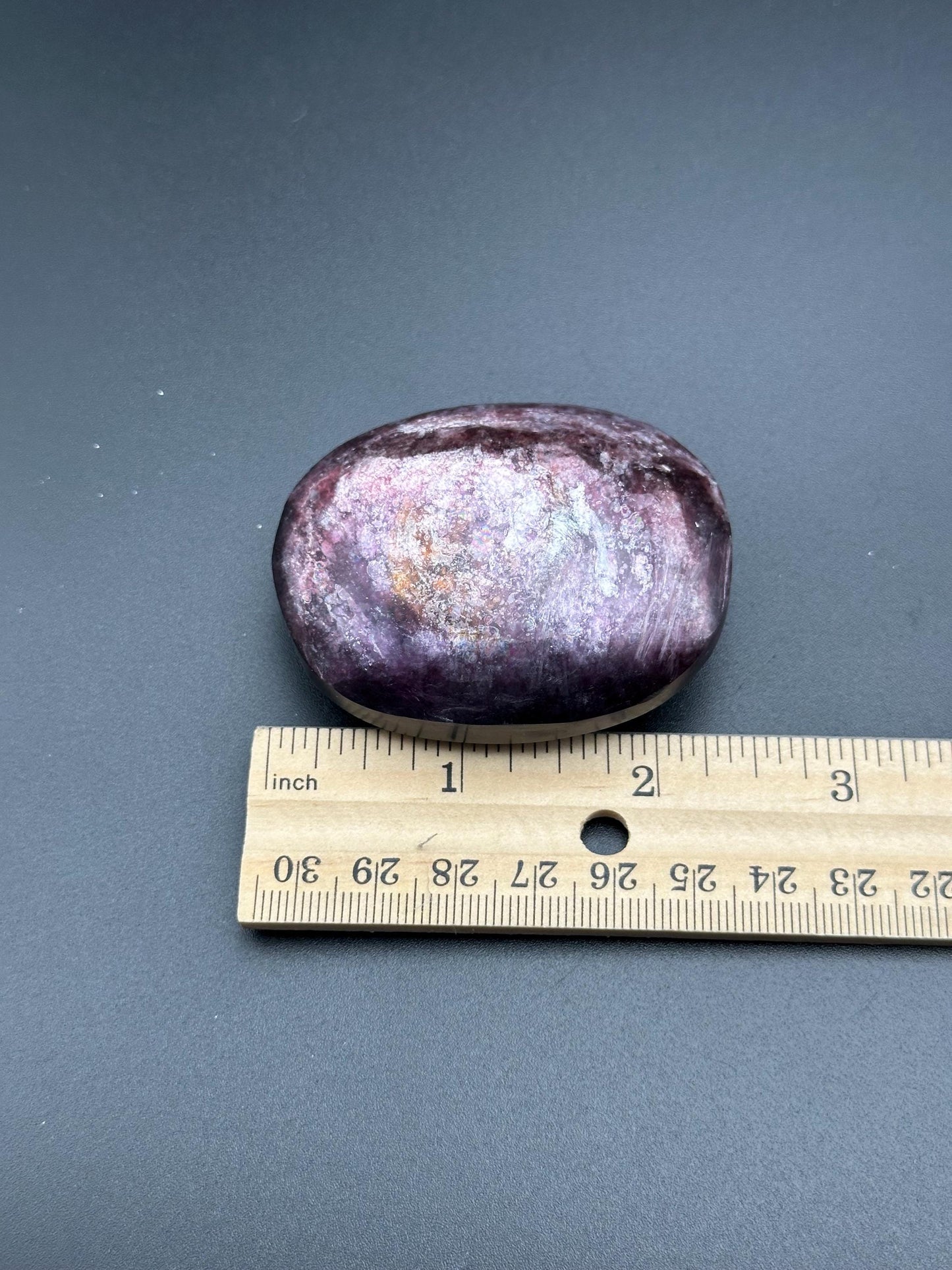 Lepidolite Palm Stone