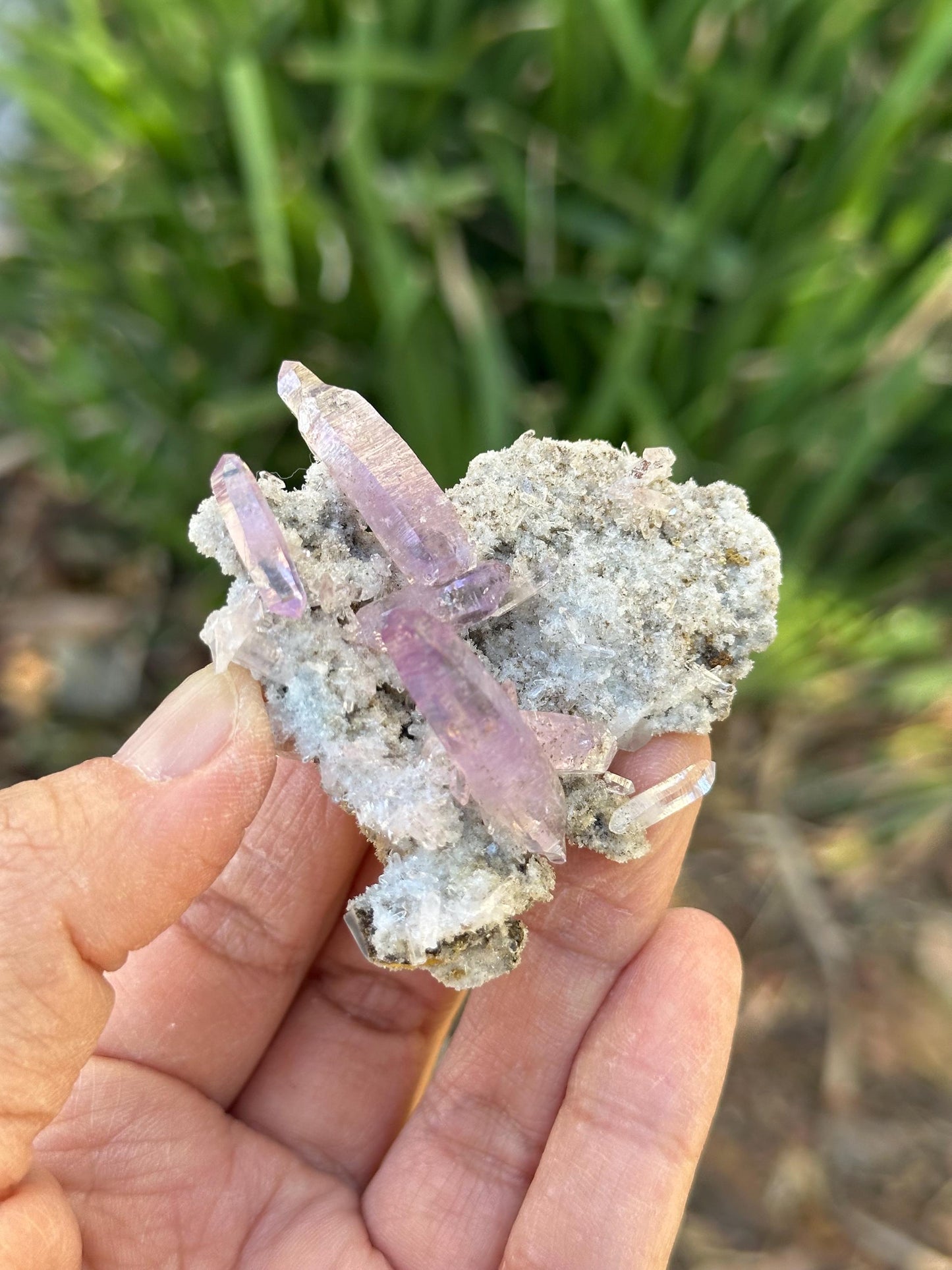 Veracruz Amethyst Crystals on Matrix