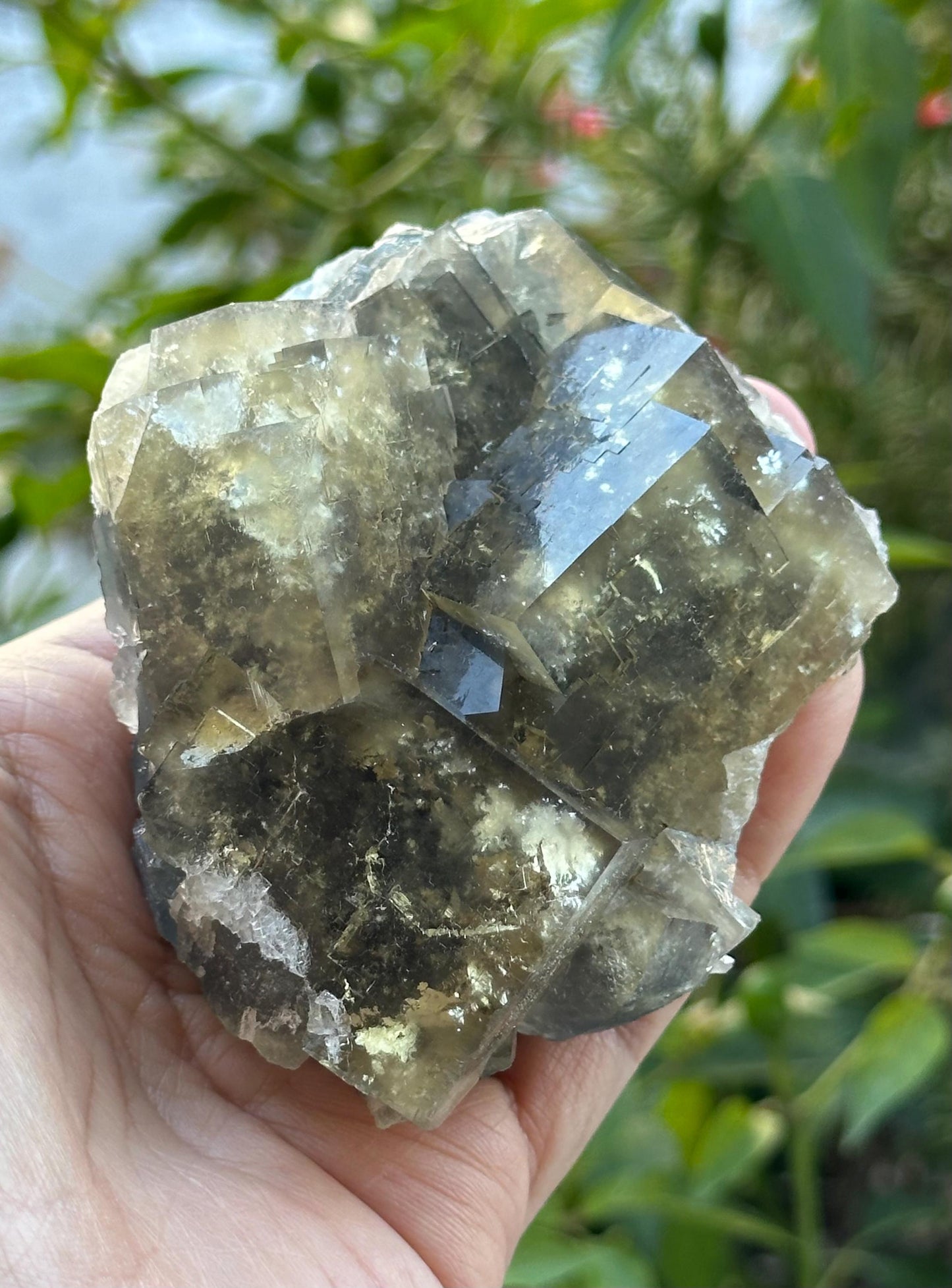 Yellow and Blue Fluorite from Beijing