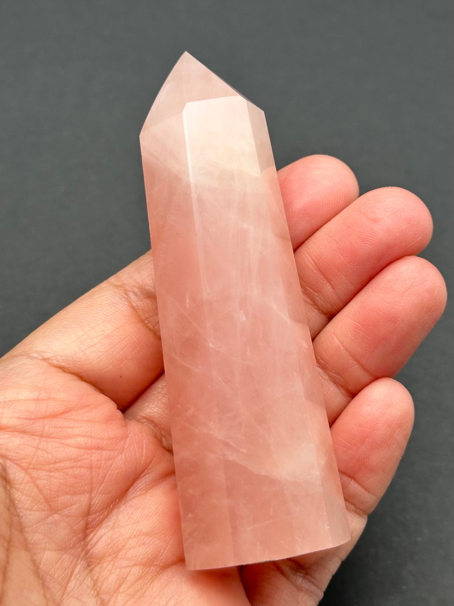 3.5 inch Rose Quartz Tower