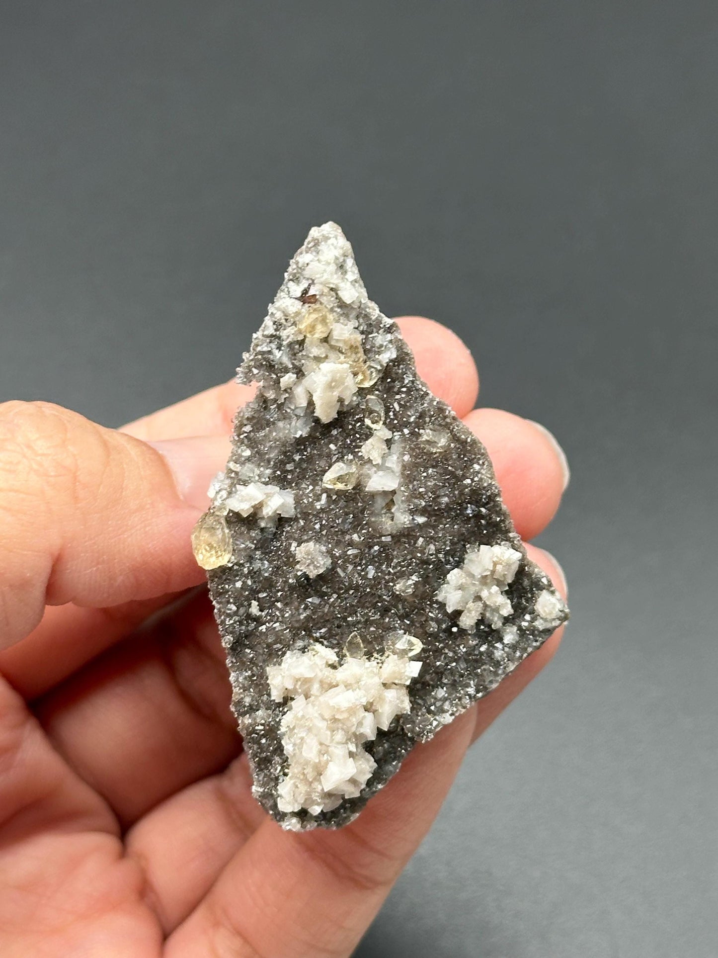 Elmwood Calcite with Sphalerite and Dolomite