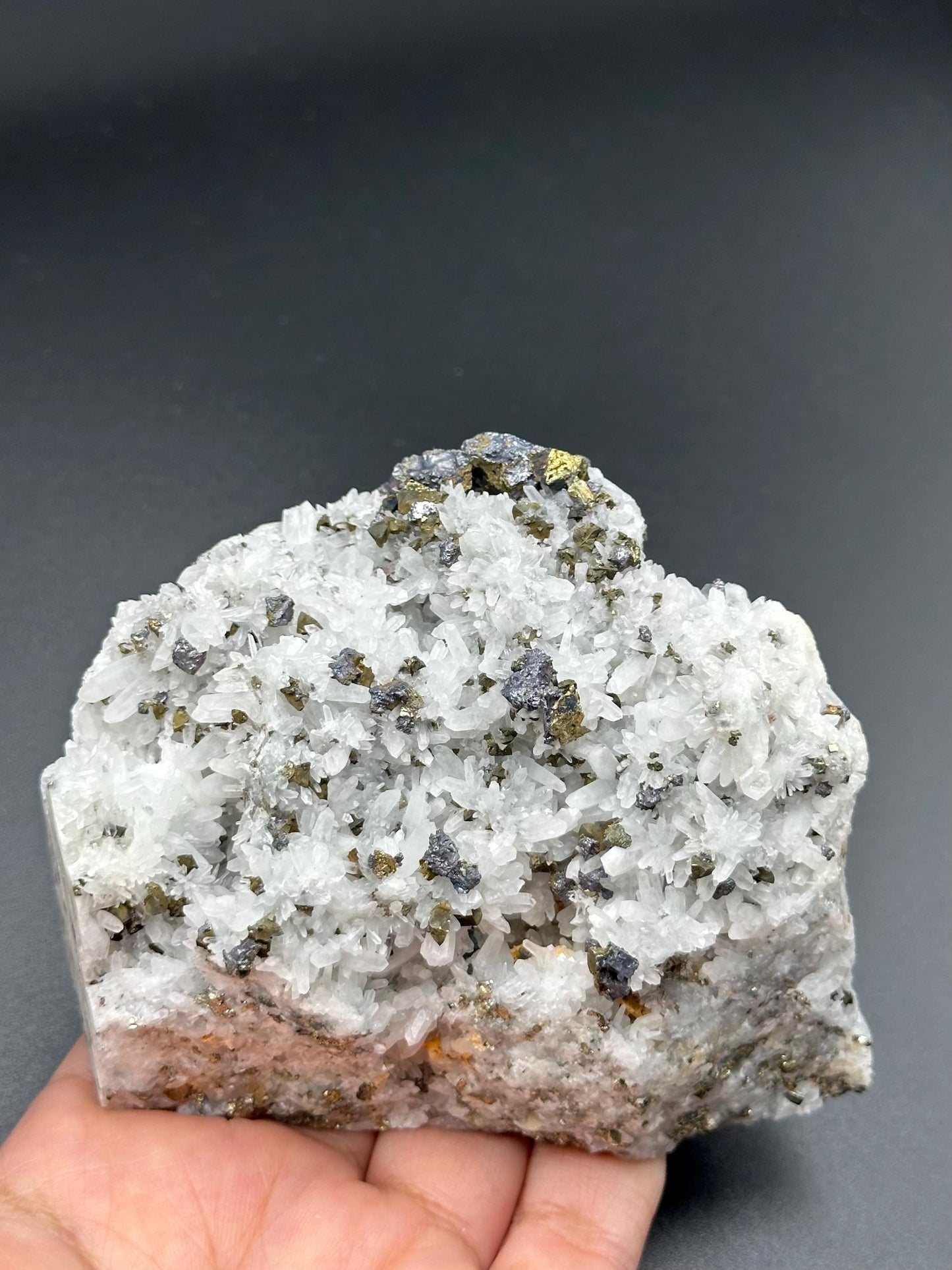 Chalcopyrite with Quartz