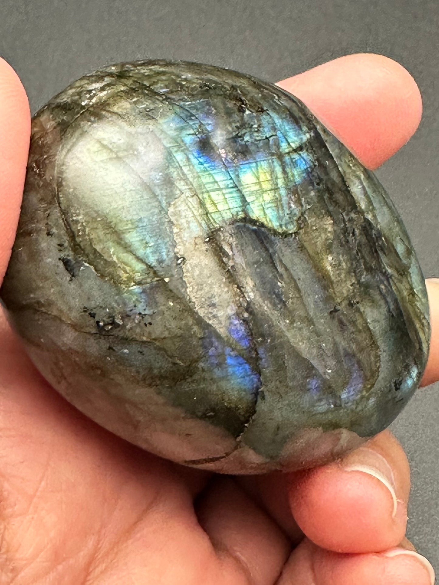Labradorite Palm Stone