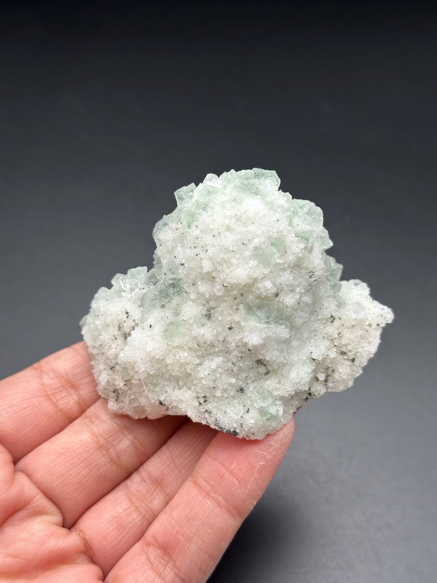 Fluorite with Candle Quartz from the Huanggangliang Mine