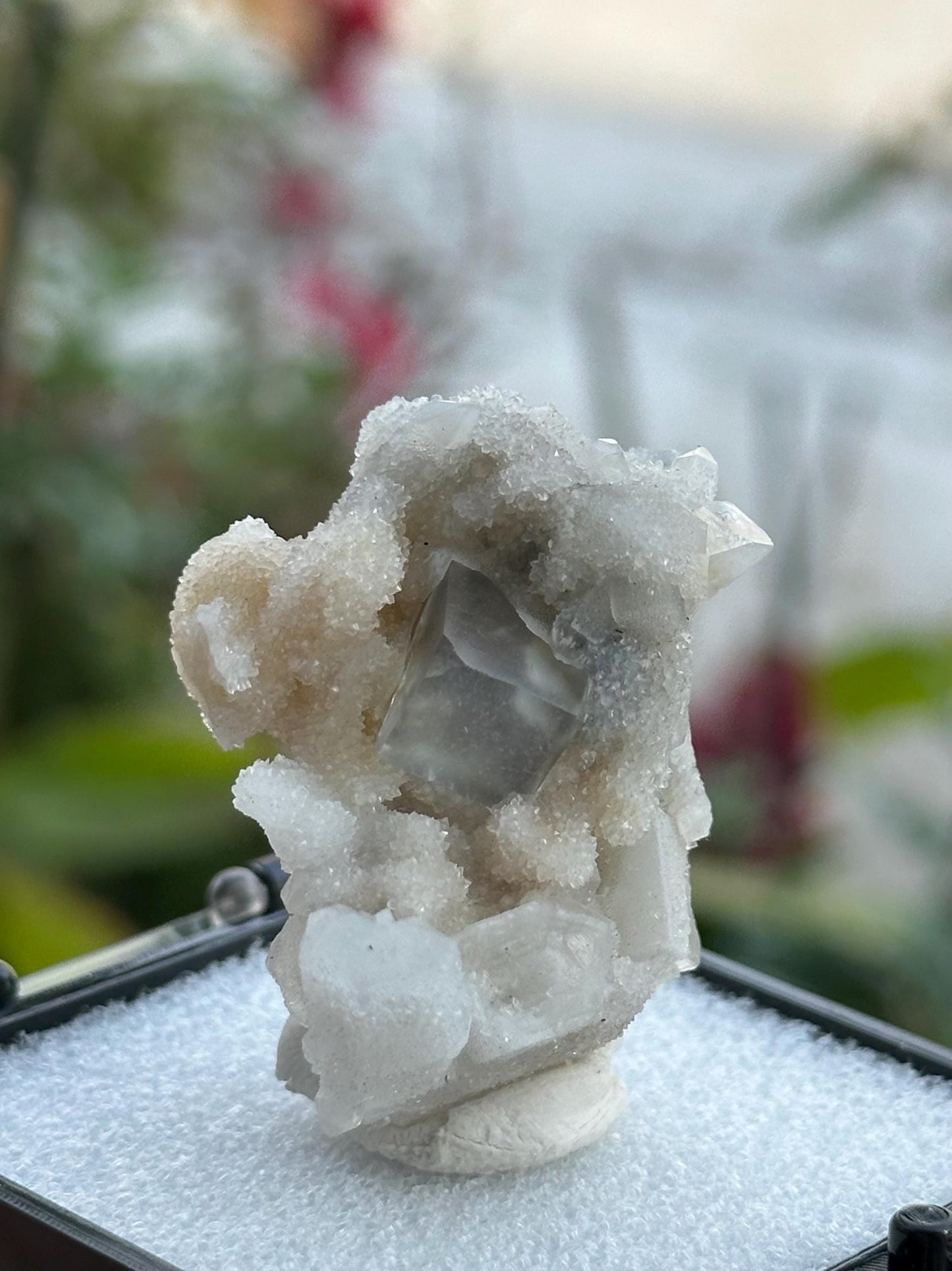 YGX Fluorite with Drusy Quartz