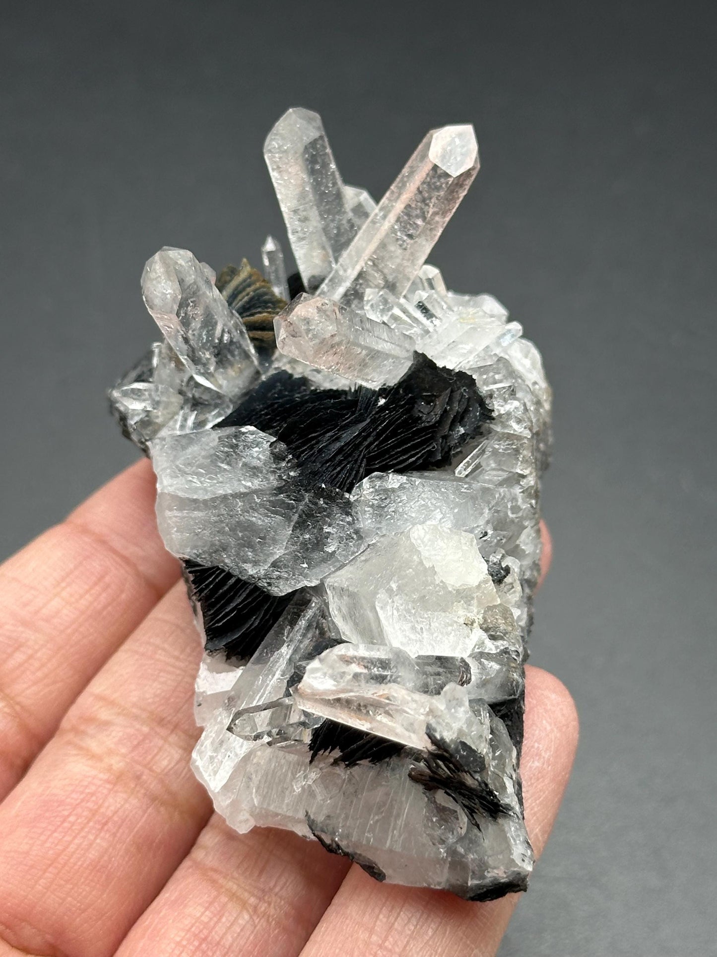 Specularite with Quartz from Guangzhou, China