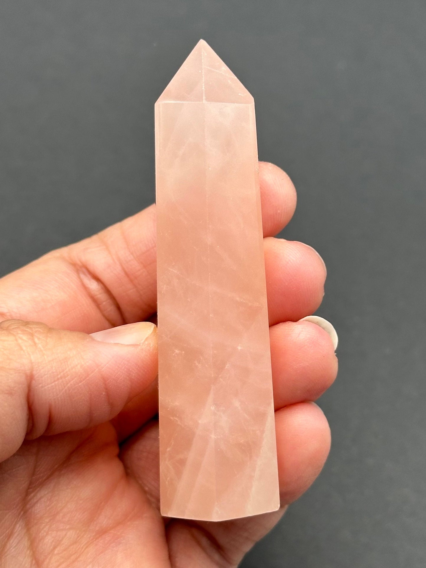 3 inch Rose Quartz Tower