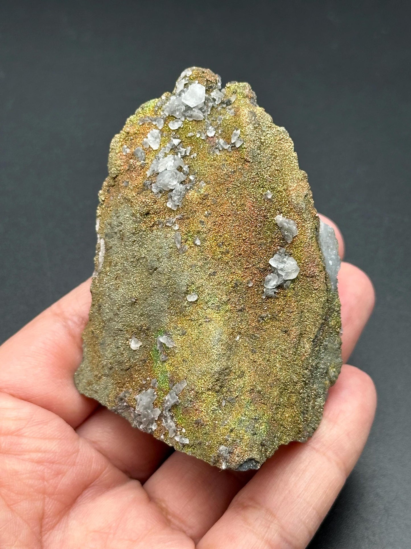 Pyrolusite Marcasite in Quartz