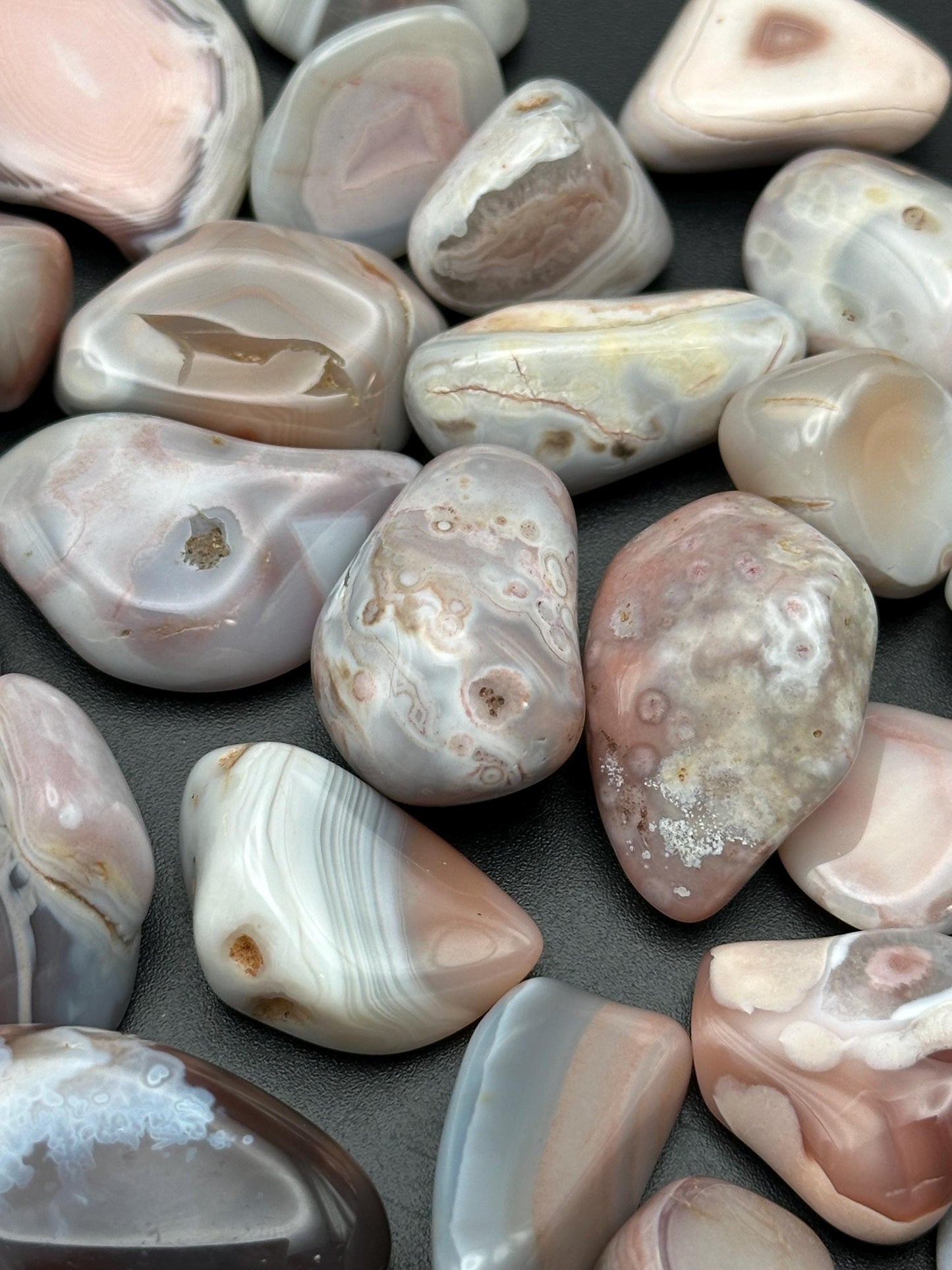 One (1) Botswana Agate Tumble