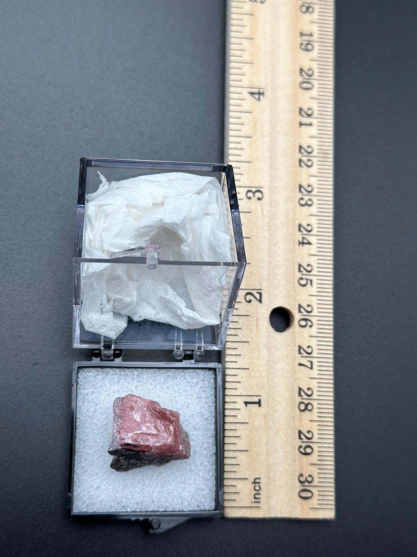 Rhodochrosite on Matrix Specimen in a perky box from Guangxi Wuzhou, China