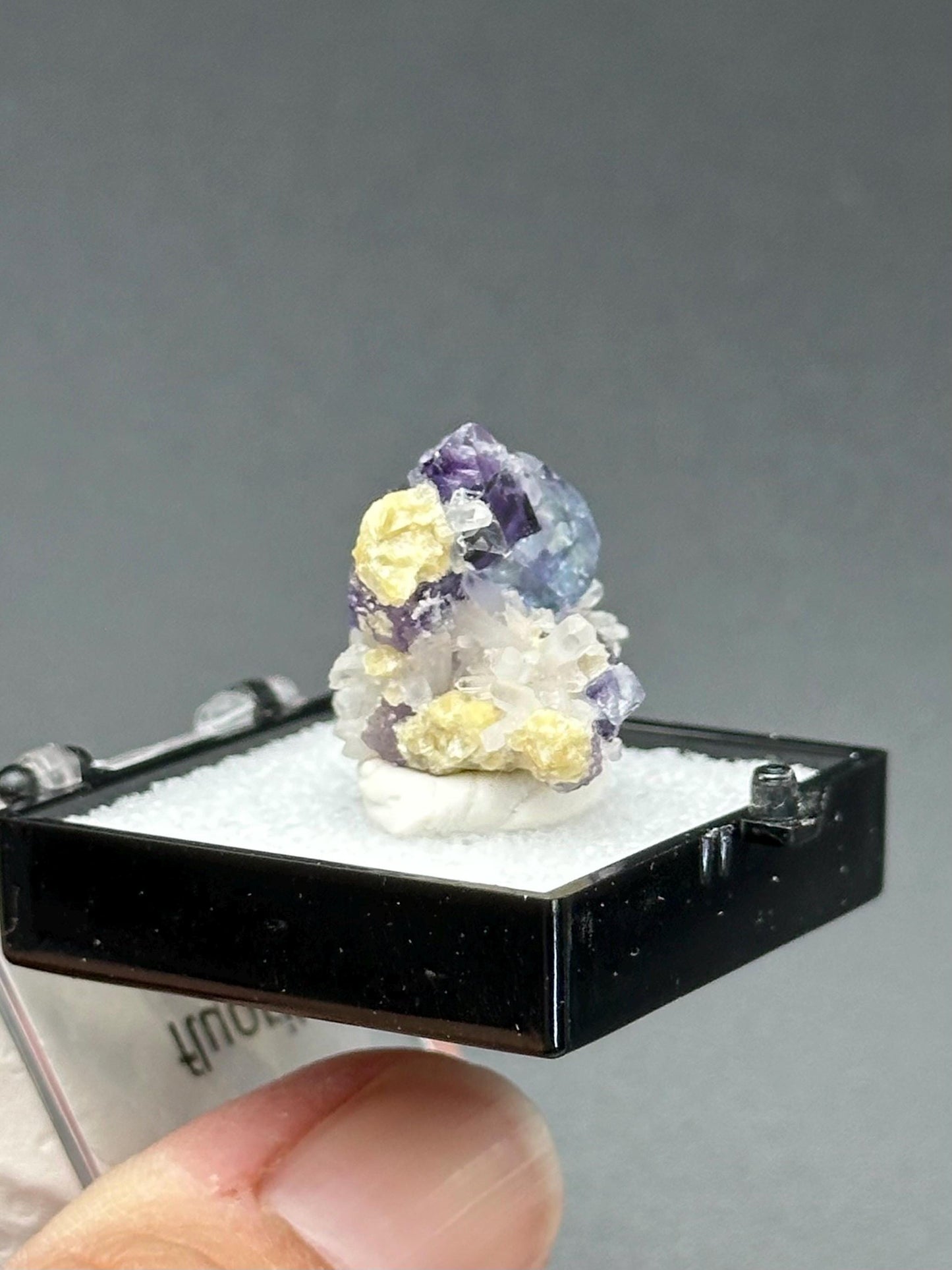 Fluorite with Quartz from the Yindu Mine, Inner Mongolia, China