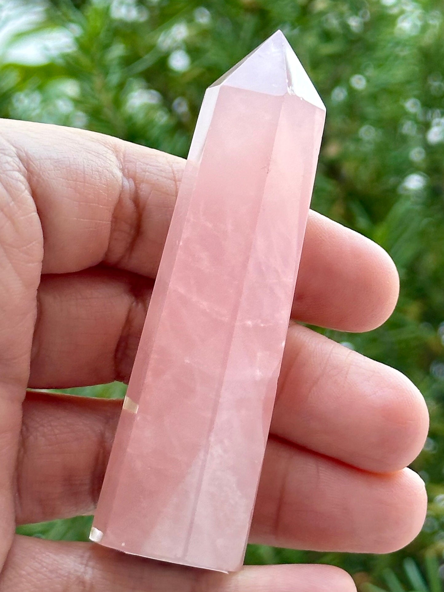 3 inch Rose Quartz Tower