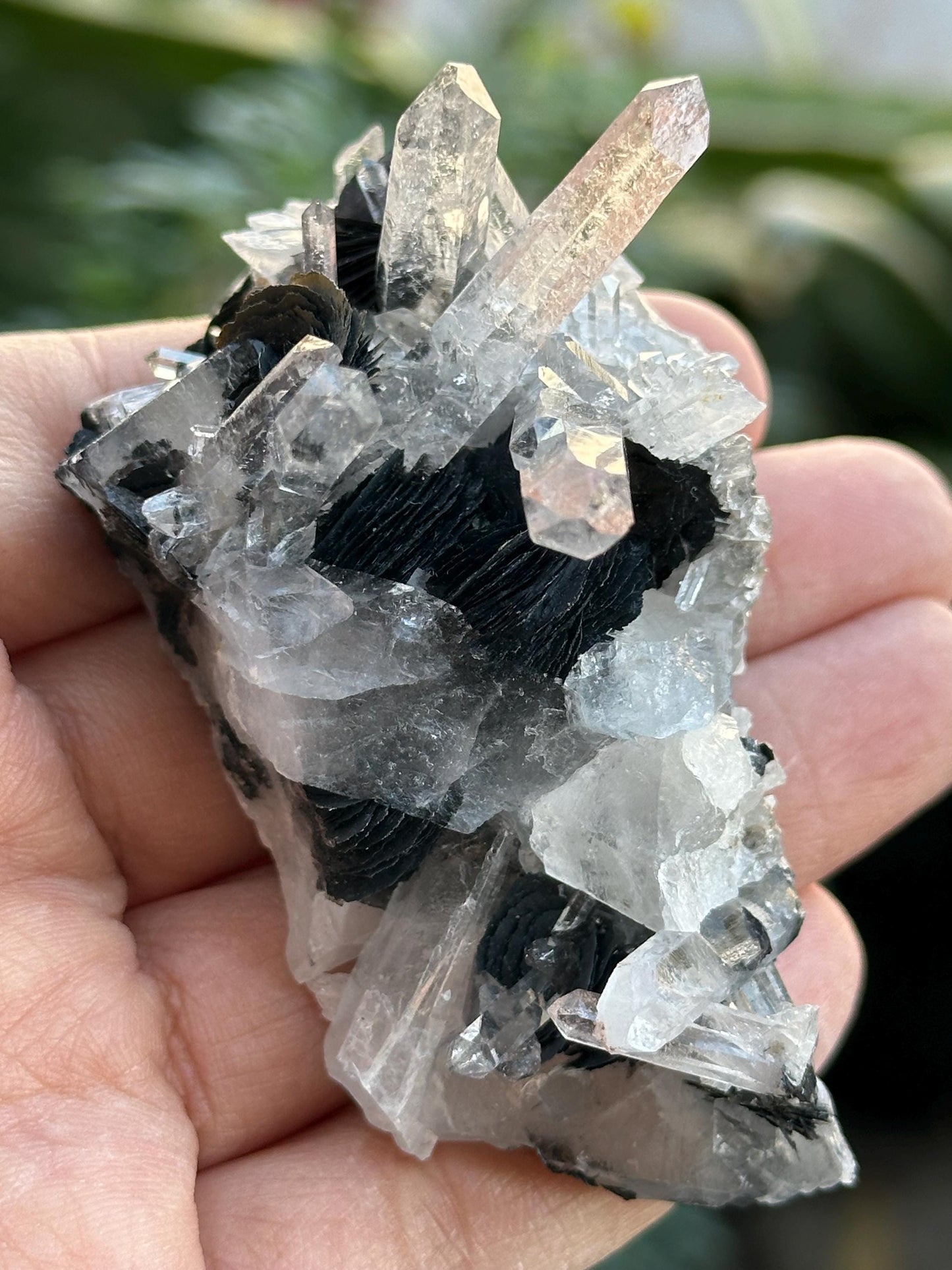 Specularite with Quartz from Guangzhou, China