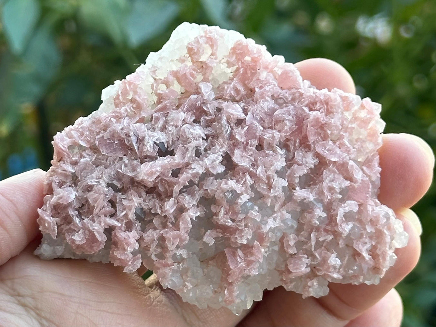 Rhodochrosite with Quartz from the Wutong Mine