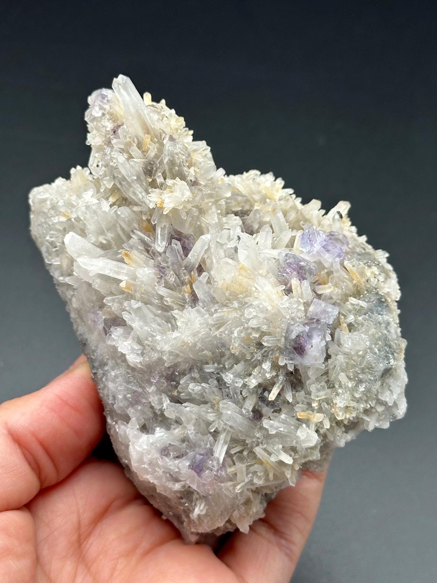 Yindu Flourite with Quartz from the Yindu Mine, Inner Mongolia, China