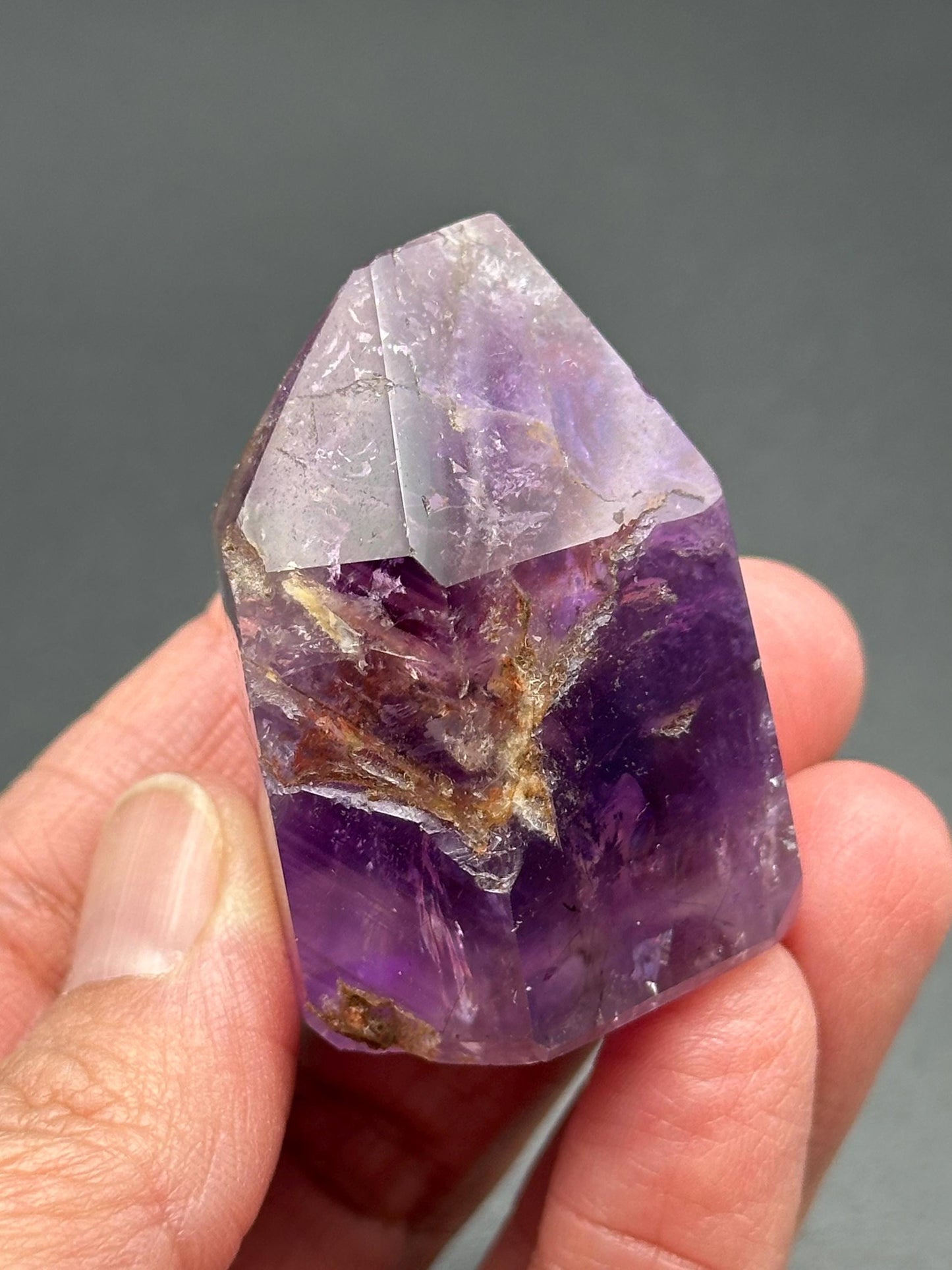Polished Amethyst Point