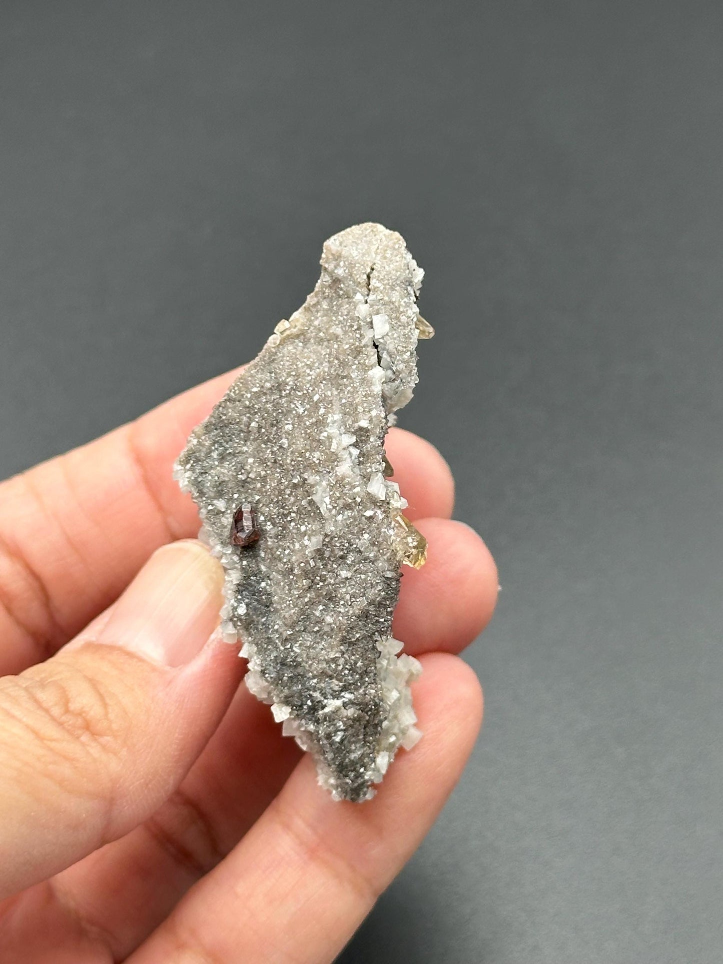 Elmwood Calcite with Sphalerite and Dolomite