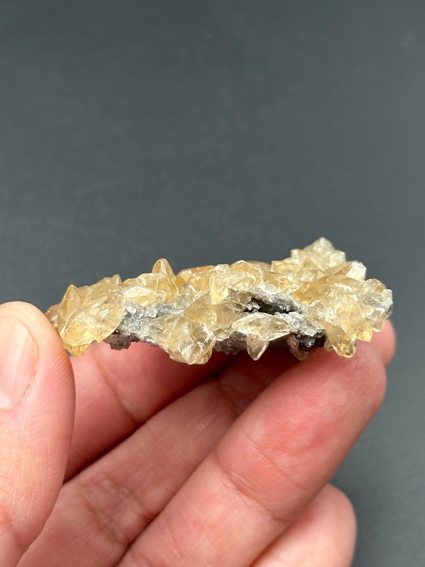 Elmwood Calcite with Sphalerite and Dolomite