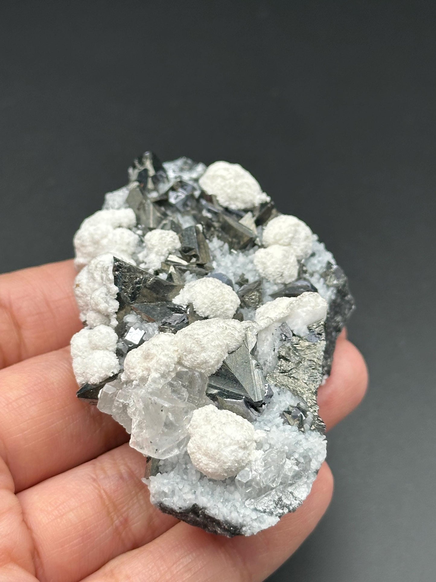 Fluorite, Galena, and Tetrahedrite from the Huanzala Mine in Peru