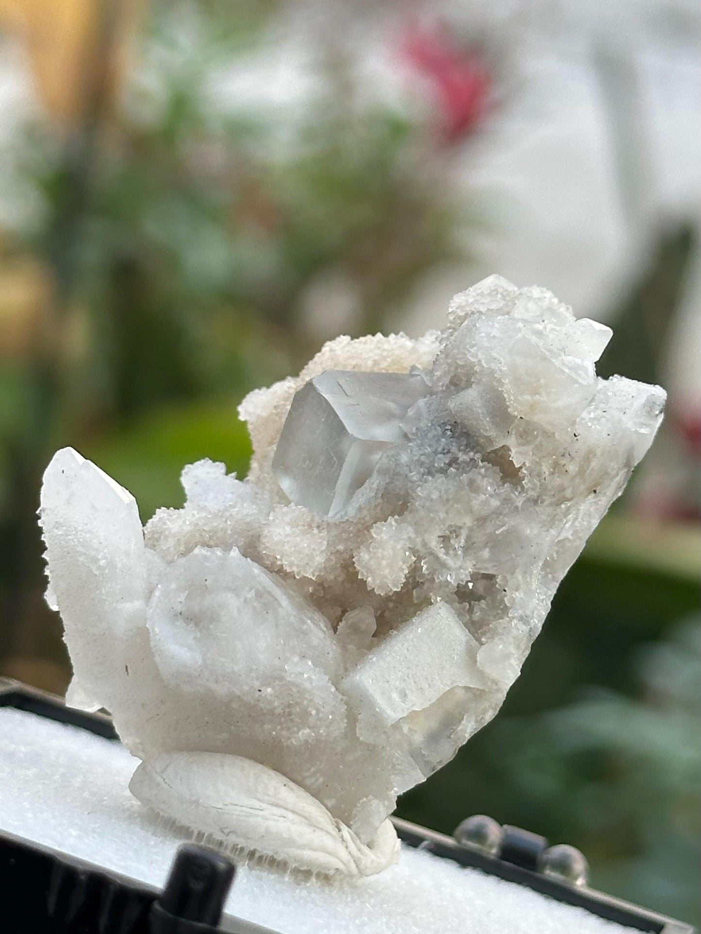 YGX Fluorite with Drusy Quartz