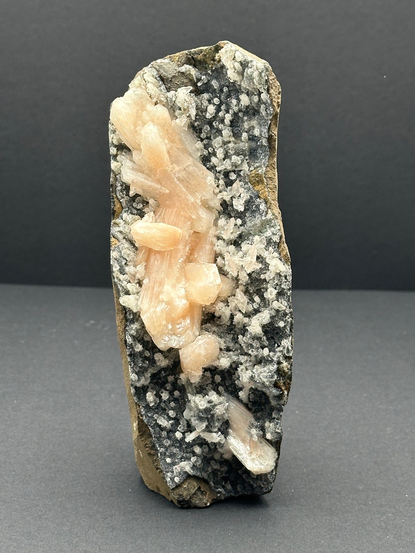 Stilbite with Chalcedony