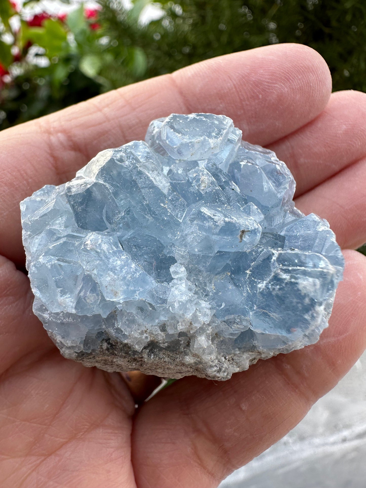 Celestite Cluster from Madagascar