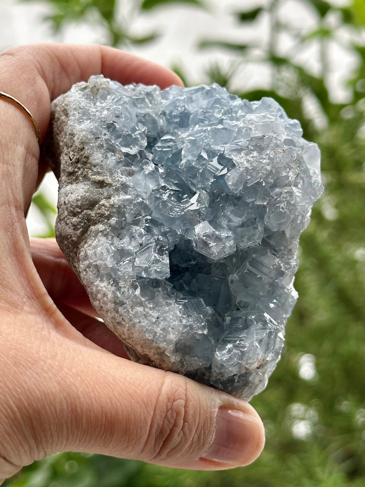 Celestite Cluster from Madagascar