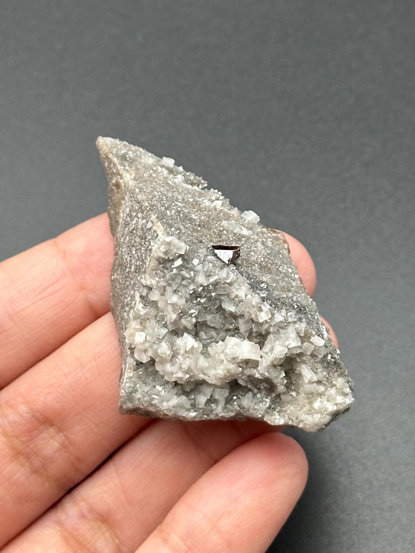 Elmwood Calcite with Sphalerite and Dolomite
