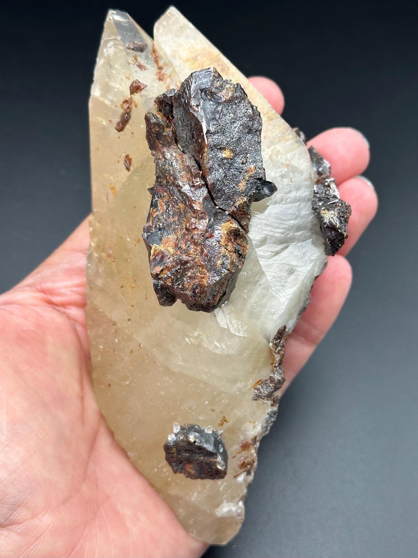 Elmwood Calcite with Sphalerite