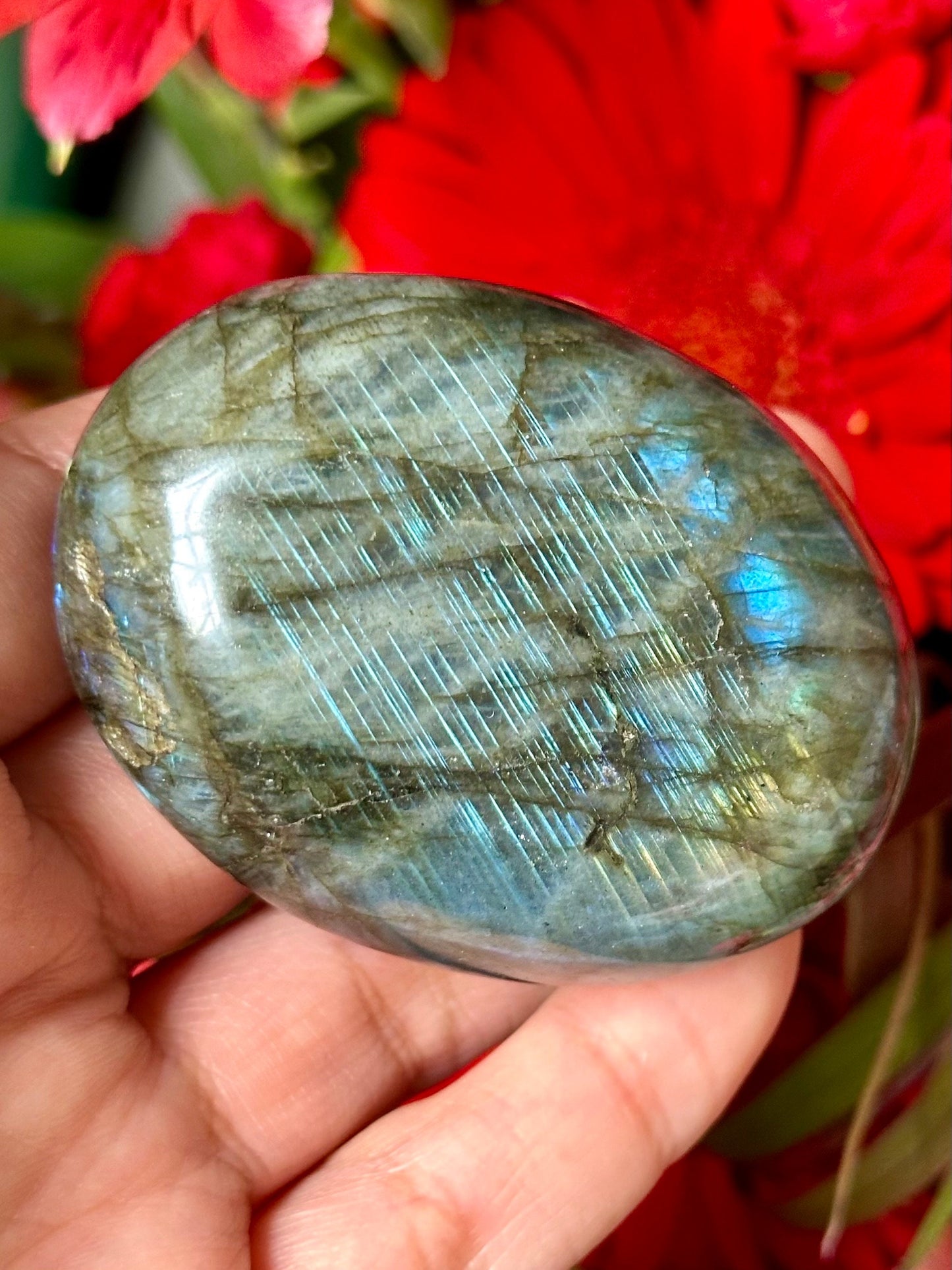 Labradorite Palm Stone