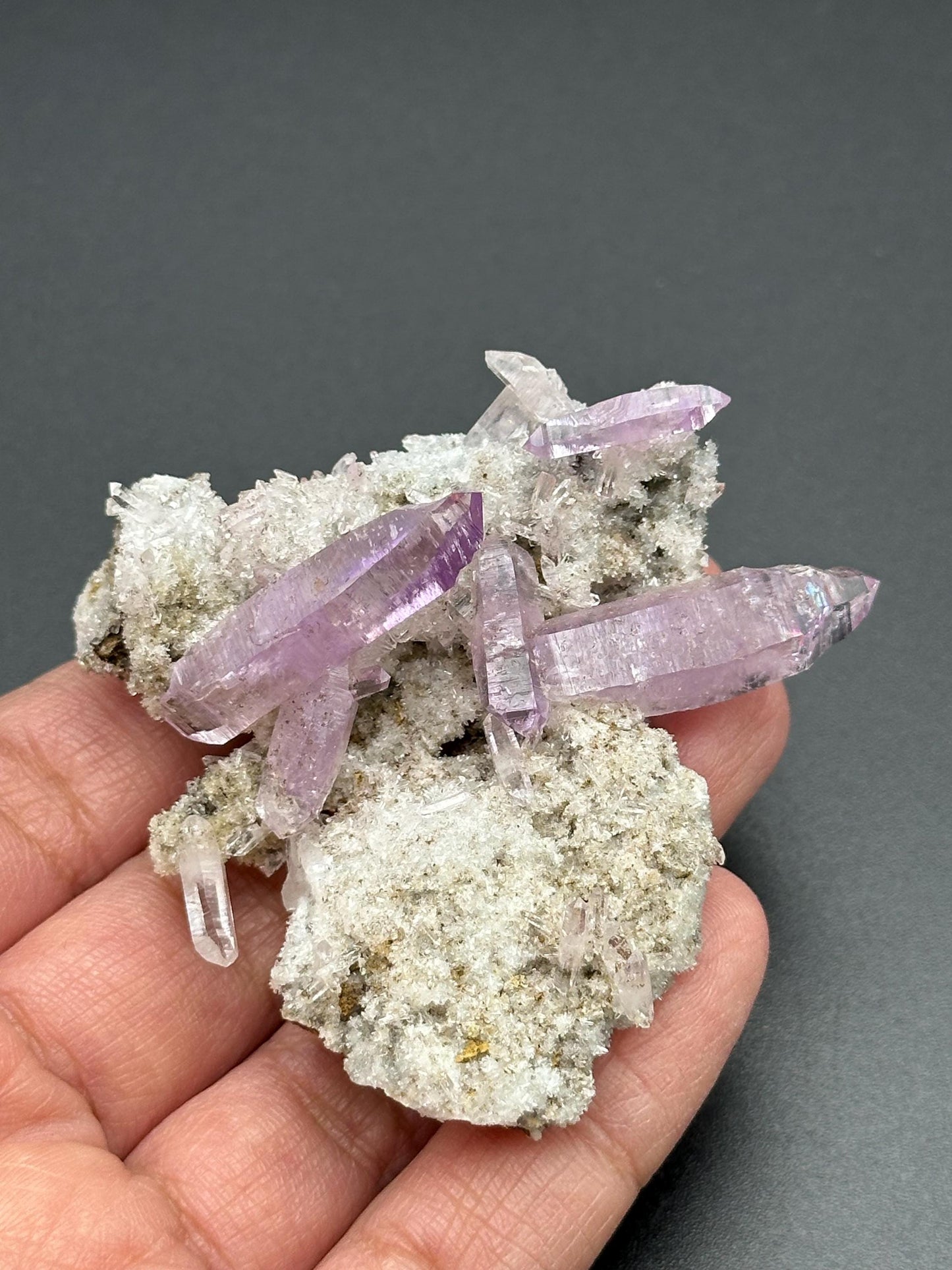 Veracruz Amethyst Crystals on Matrix