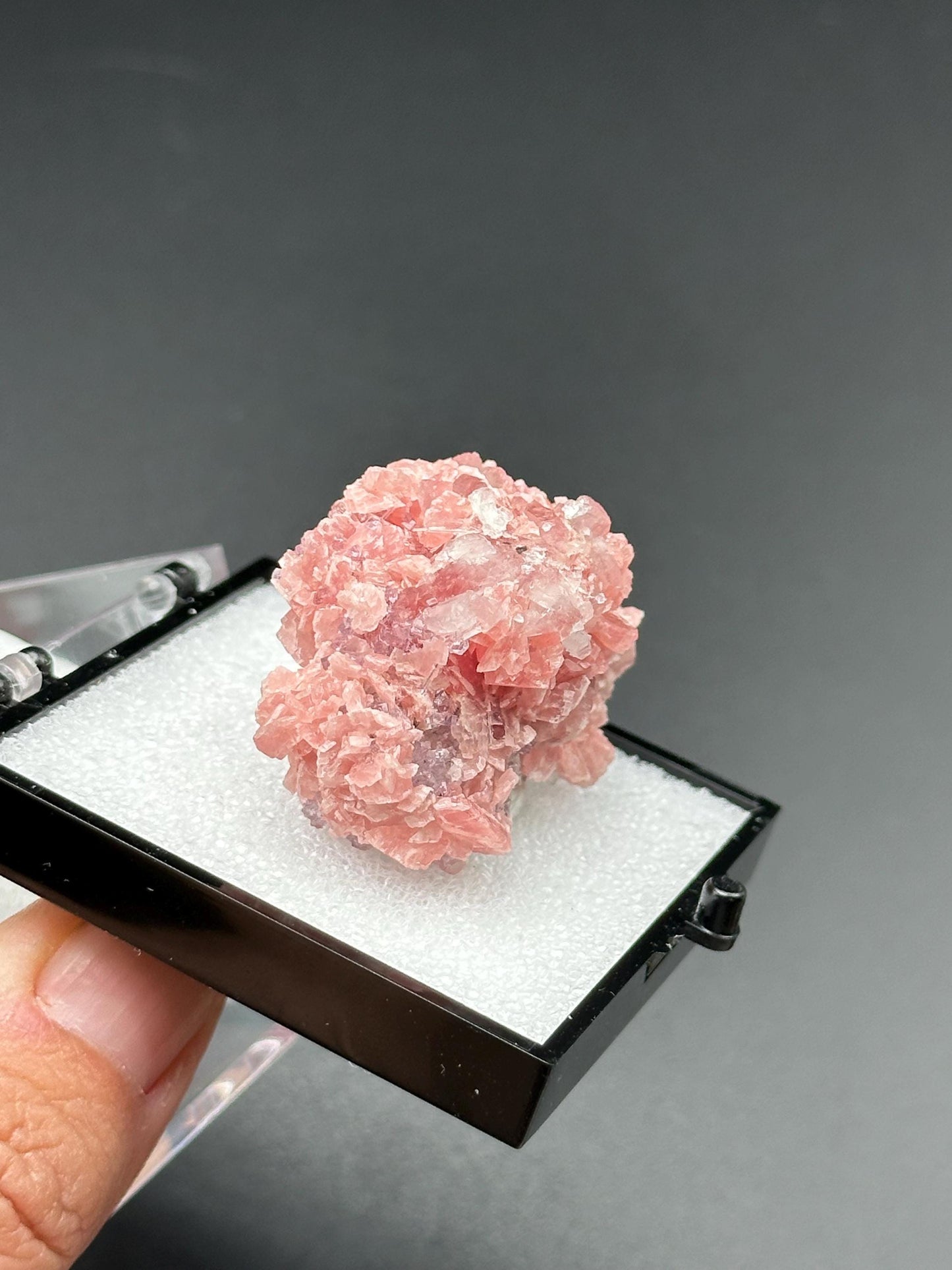 Rhodochrosite with Quartz Specimen