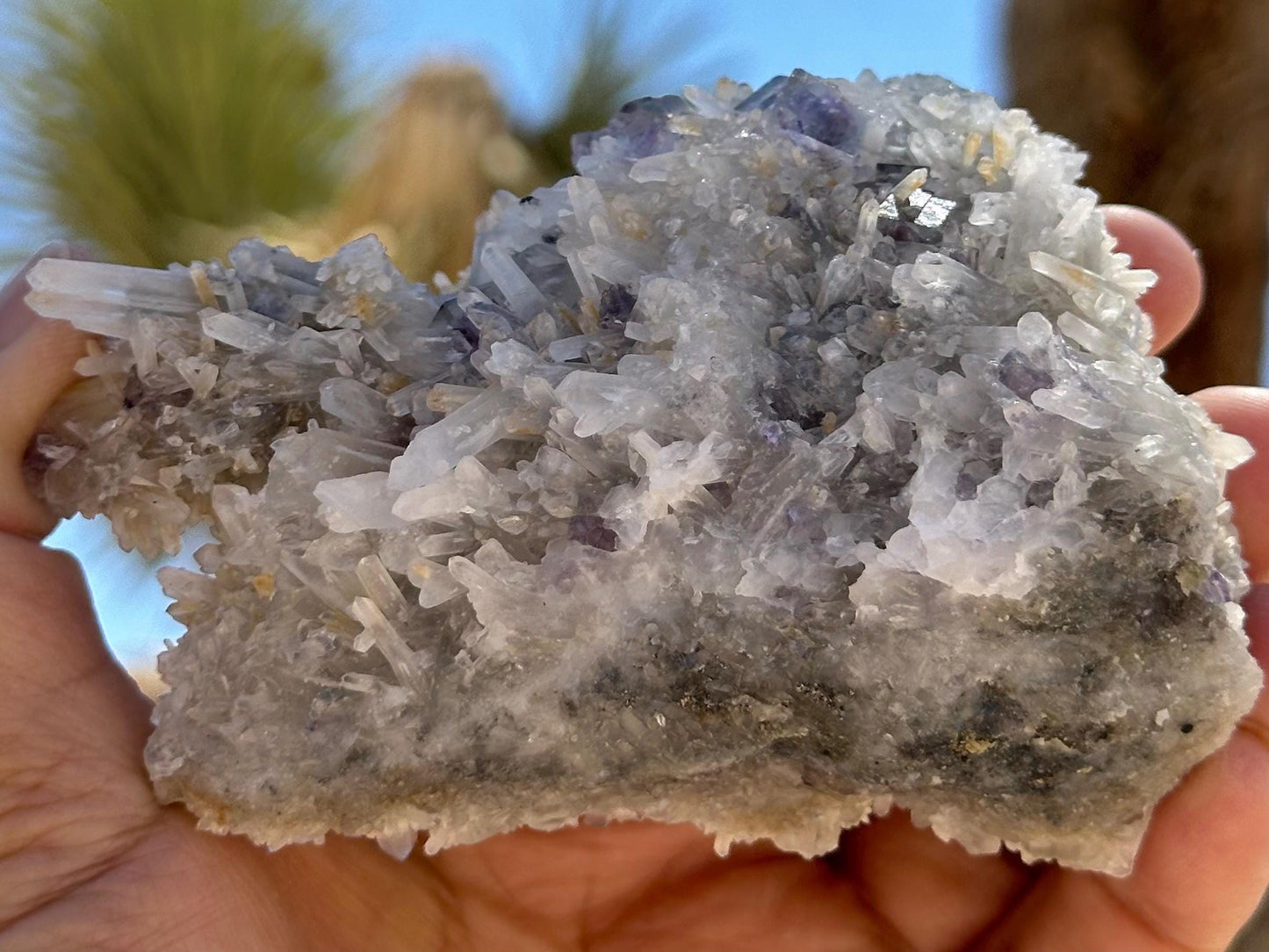Yindu Flourite with Quartz from the Yindu Mine, Inner Mongolia, China