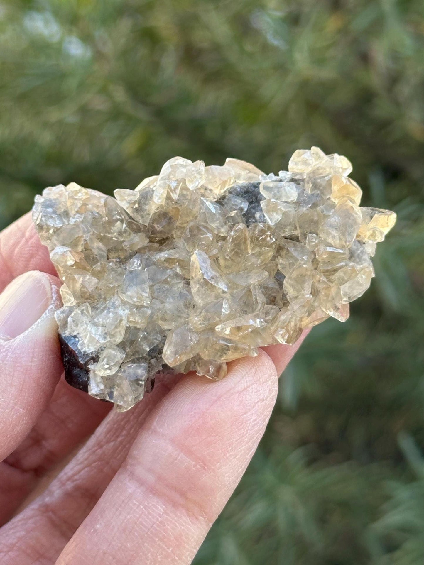Elmwood Calcite with Sphalerite and Dolomite