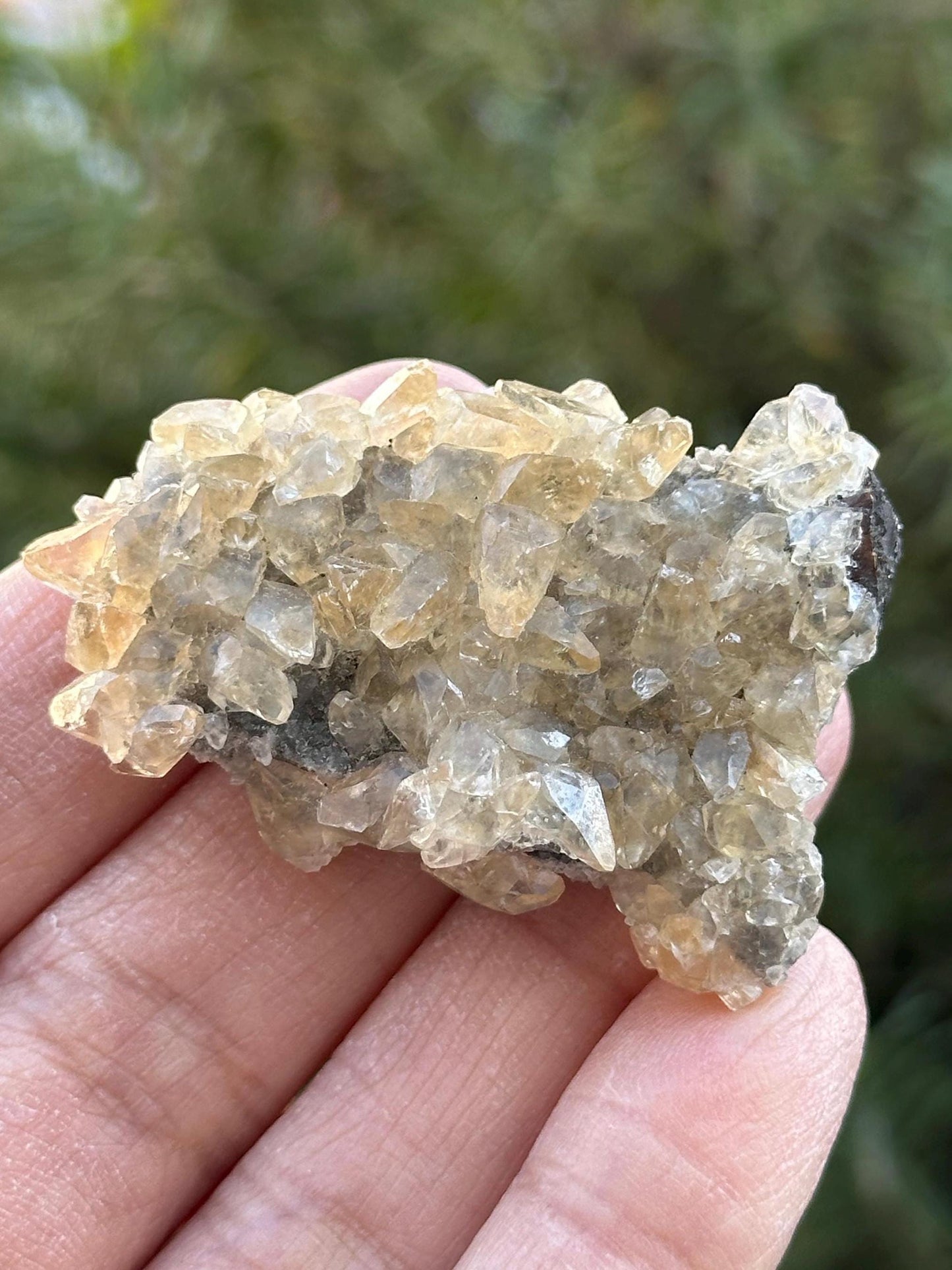 Elmwood Calcite with Sphalerite and Dolomite